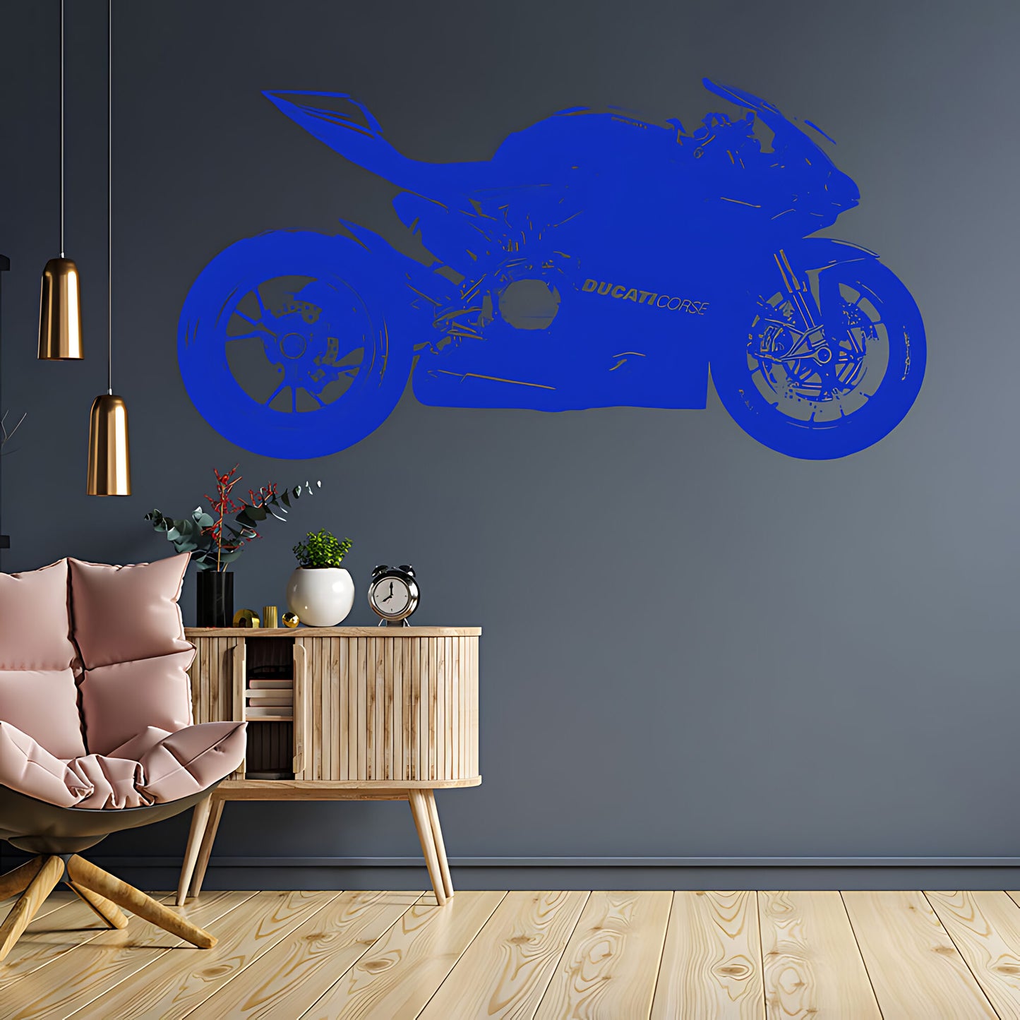 Ducati 1199 Panigale Moto GP Racing Motorbike Vinyl Sticker Wall Art