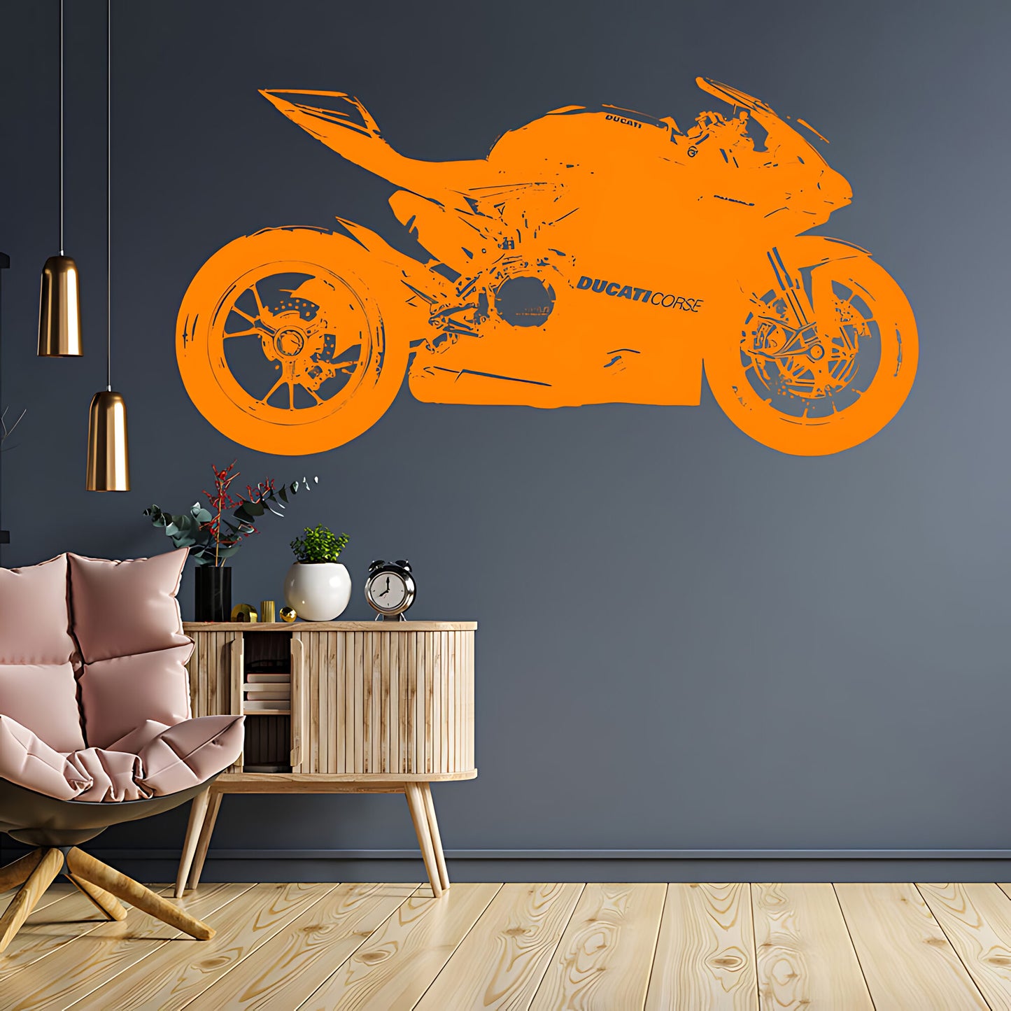 Ducati 1199 Panigale Moto GP Racing Motorbike Vinyl Sticker Wall Art