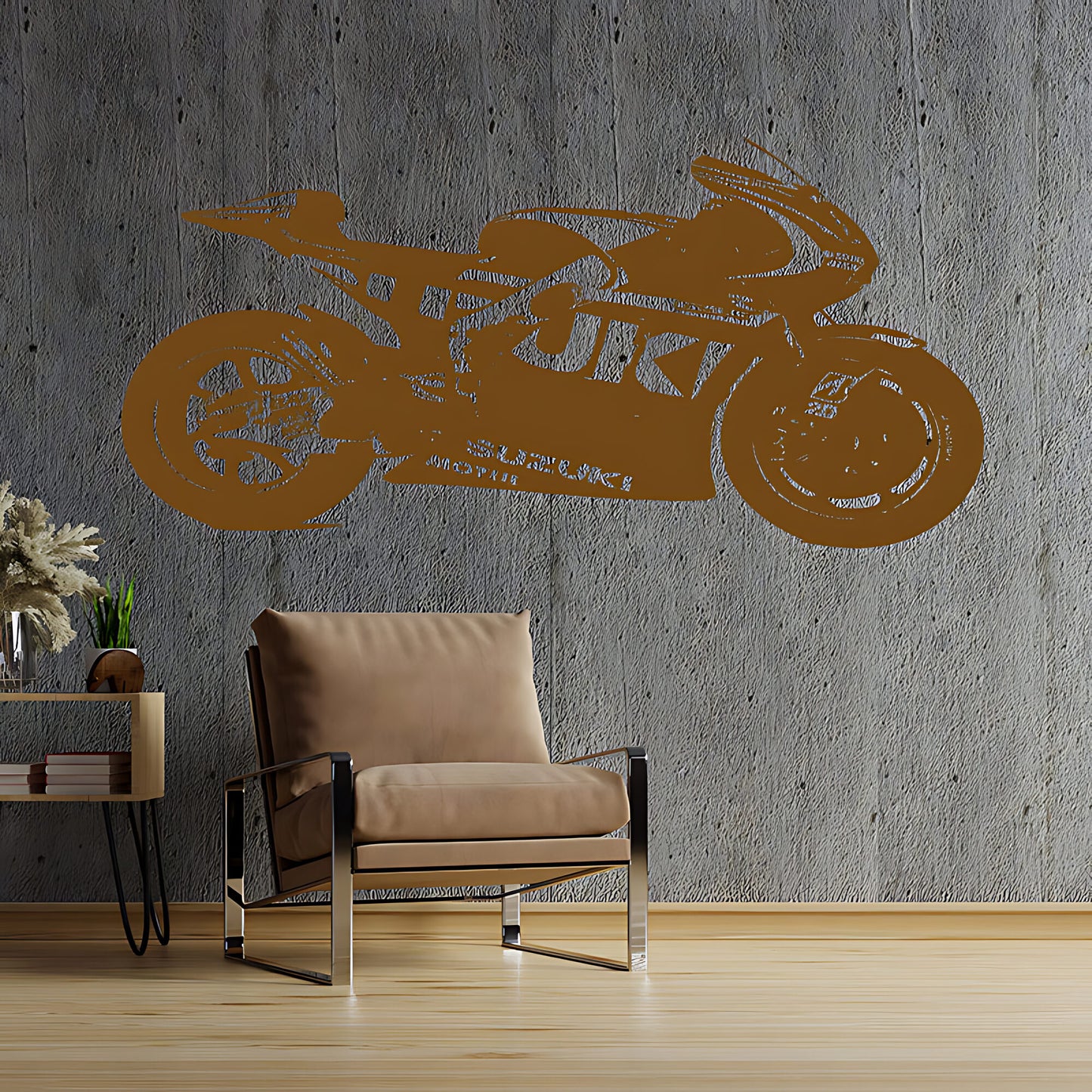 Suzuki Moto GP Motorbike Wall Sticker - Sports Vinyl Art Decal