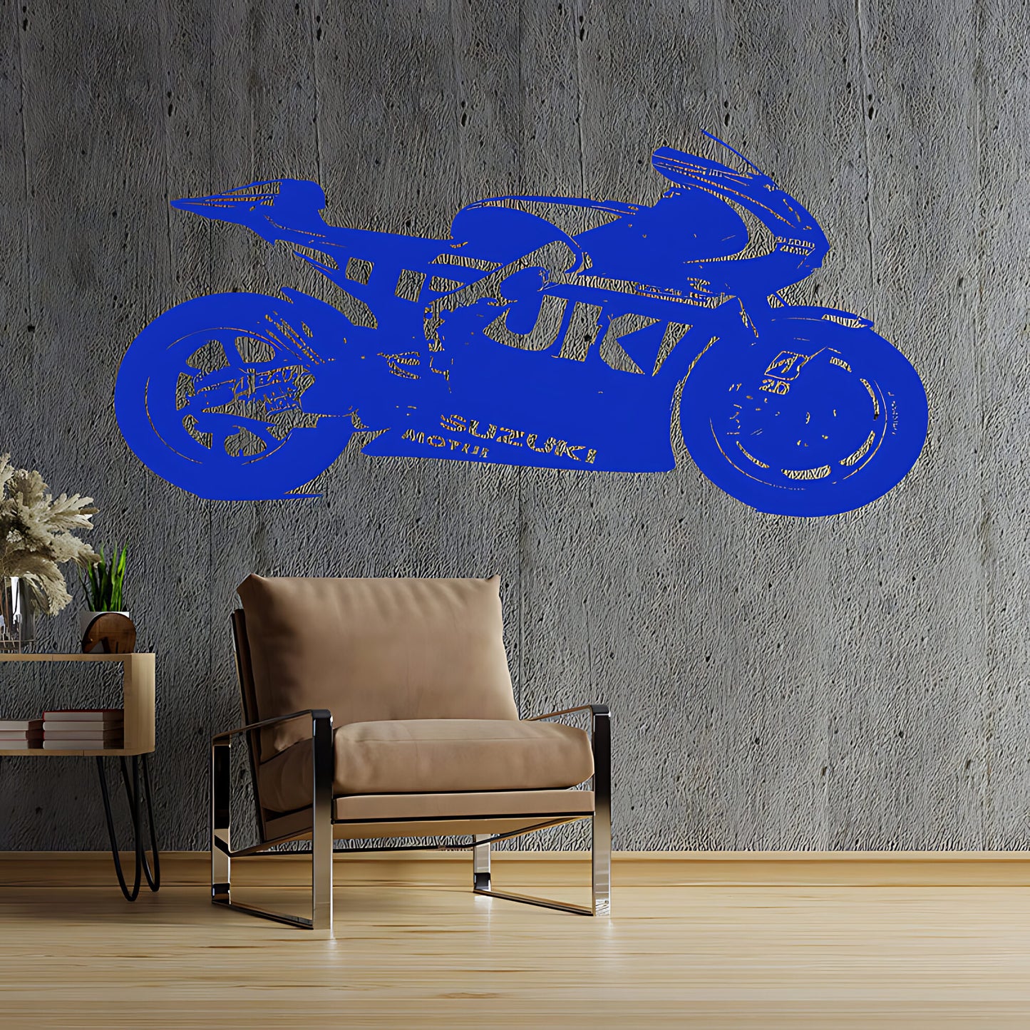 Suzuki Moto GP Motorbike Wall Sticker - Sports Vinyl Art Decal