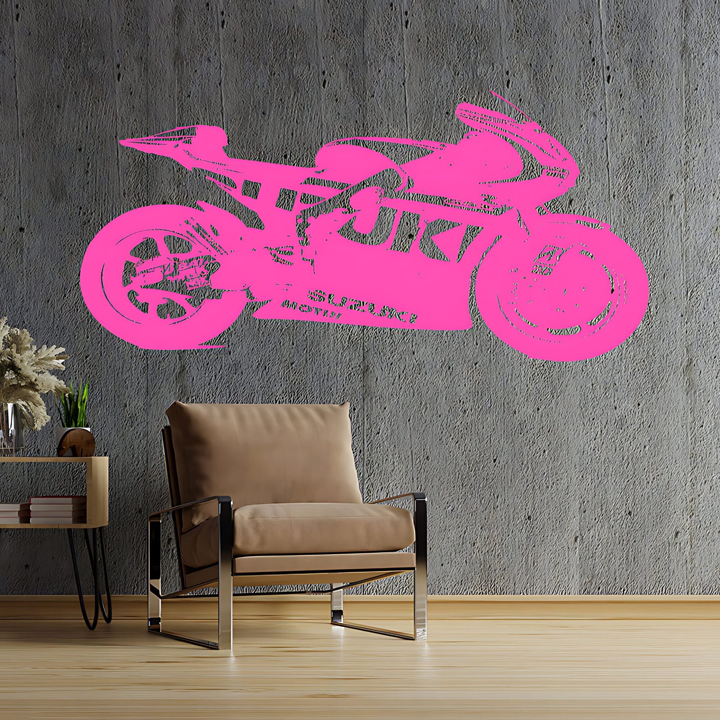 Suzuki Moto GP Motorbike Wall Sticker - Sports Vinyl Art Decal