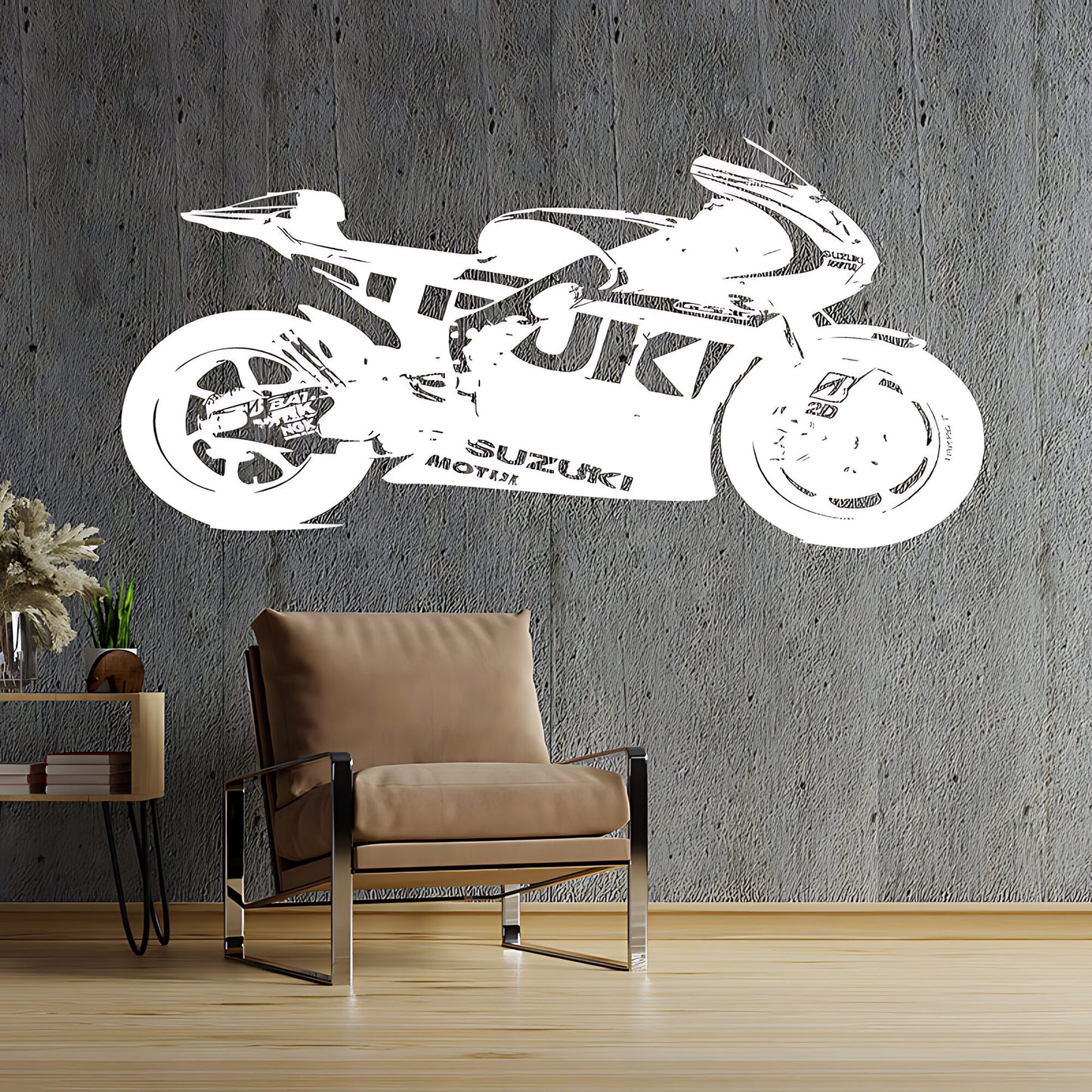 Suzuki Moto GP Motorbike Wall Sticker - Sports Vinyl Art Decal