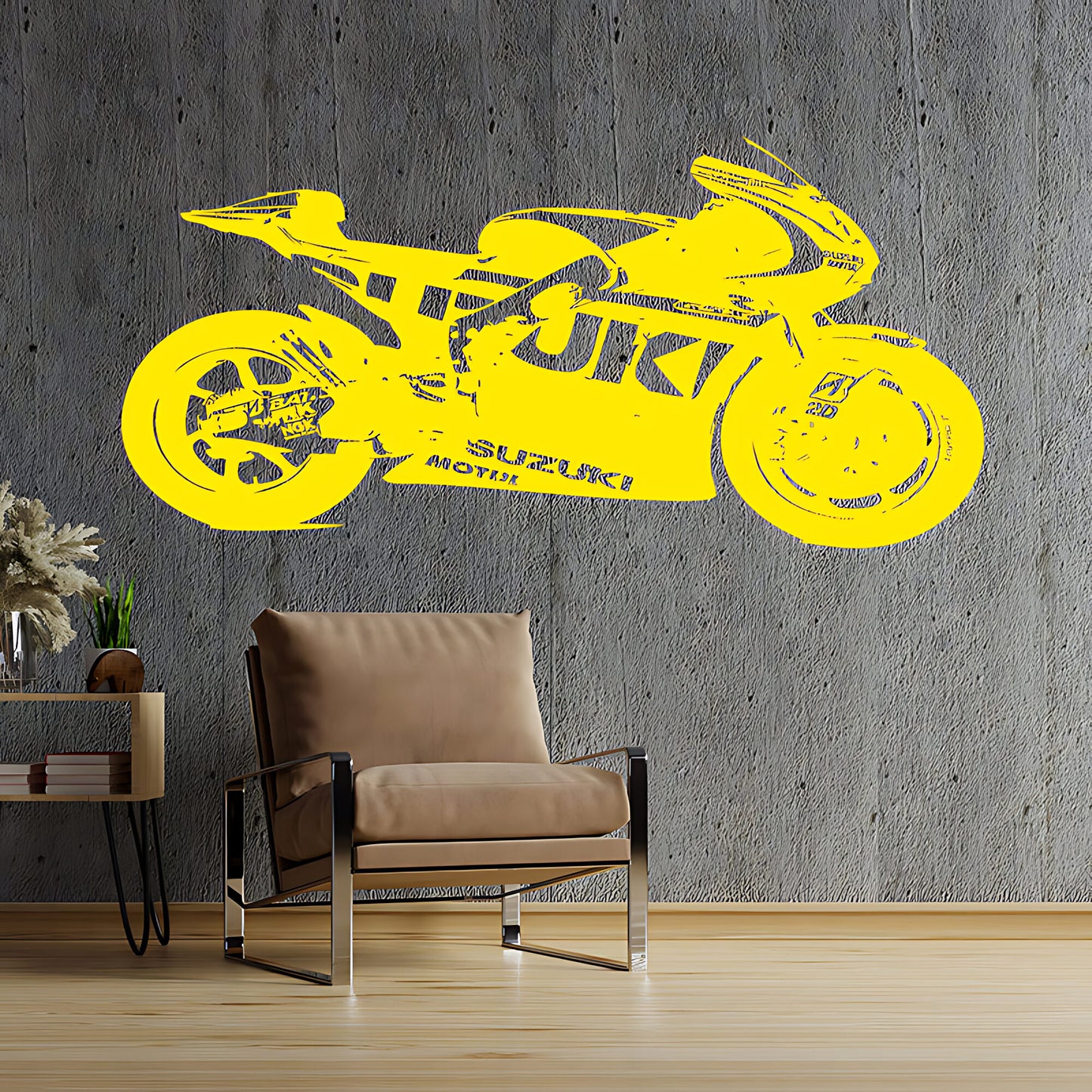Suzuki Moto GP Motorbike Wall Sticker - Sports Vinyl Art Decal