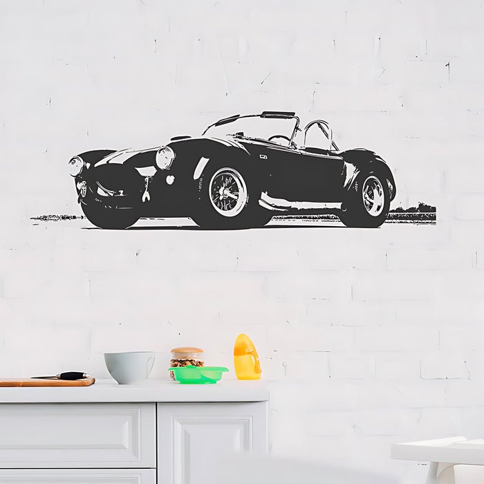 AC Cobra Classic Car Wall Sticker ‚Äì Garage or Bedroom Decal