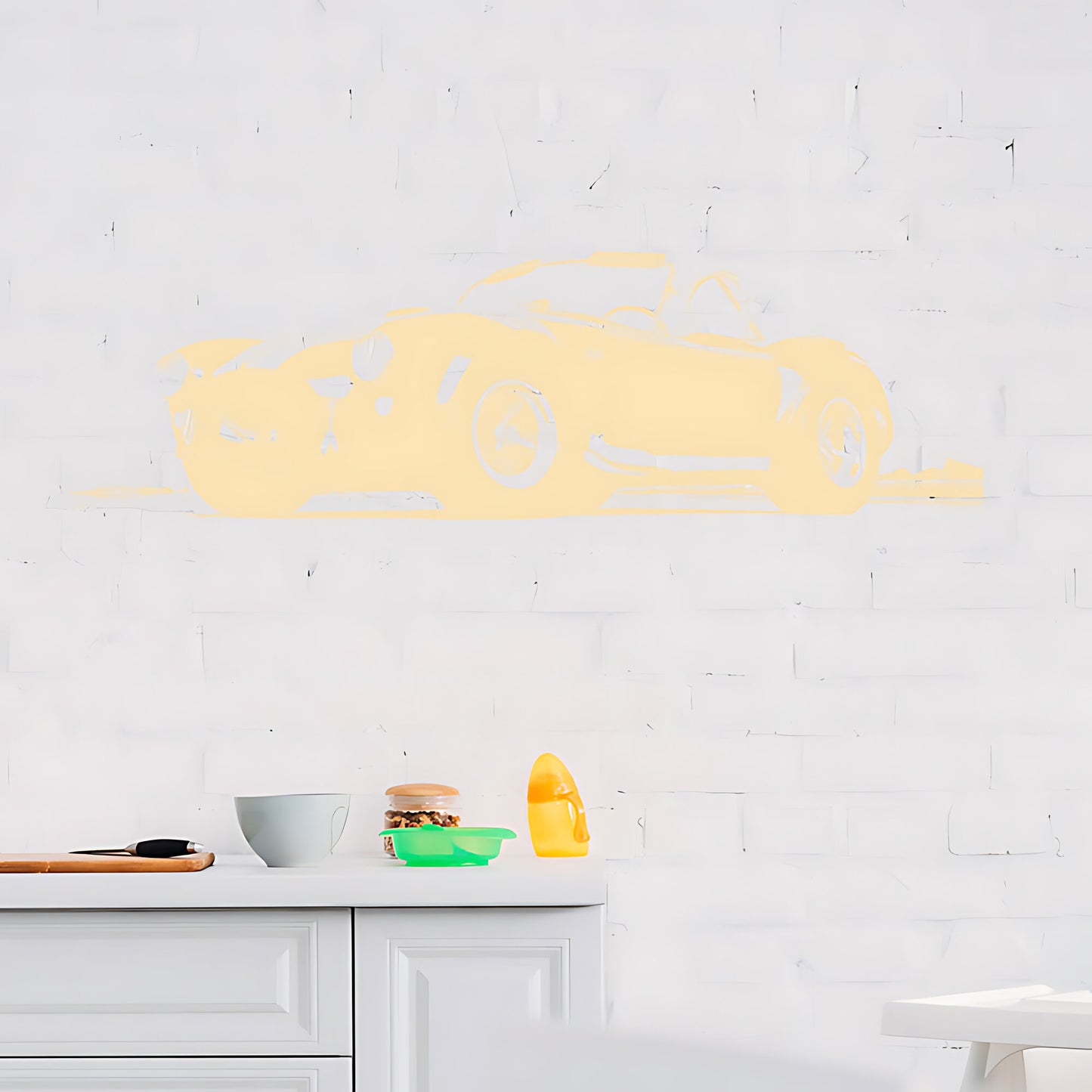 AC Cobra Classic Car Wall Sticker – Garage or Bedroom Decal
