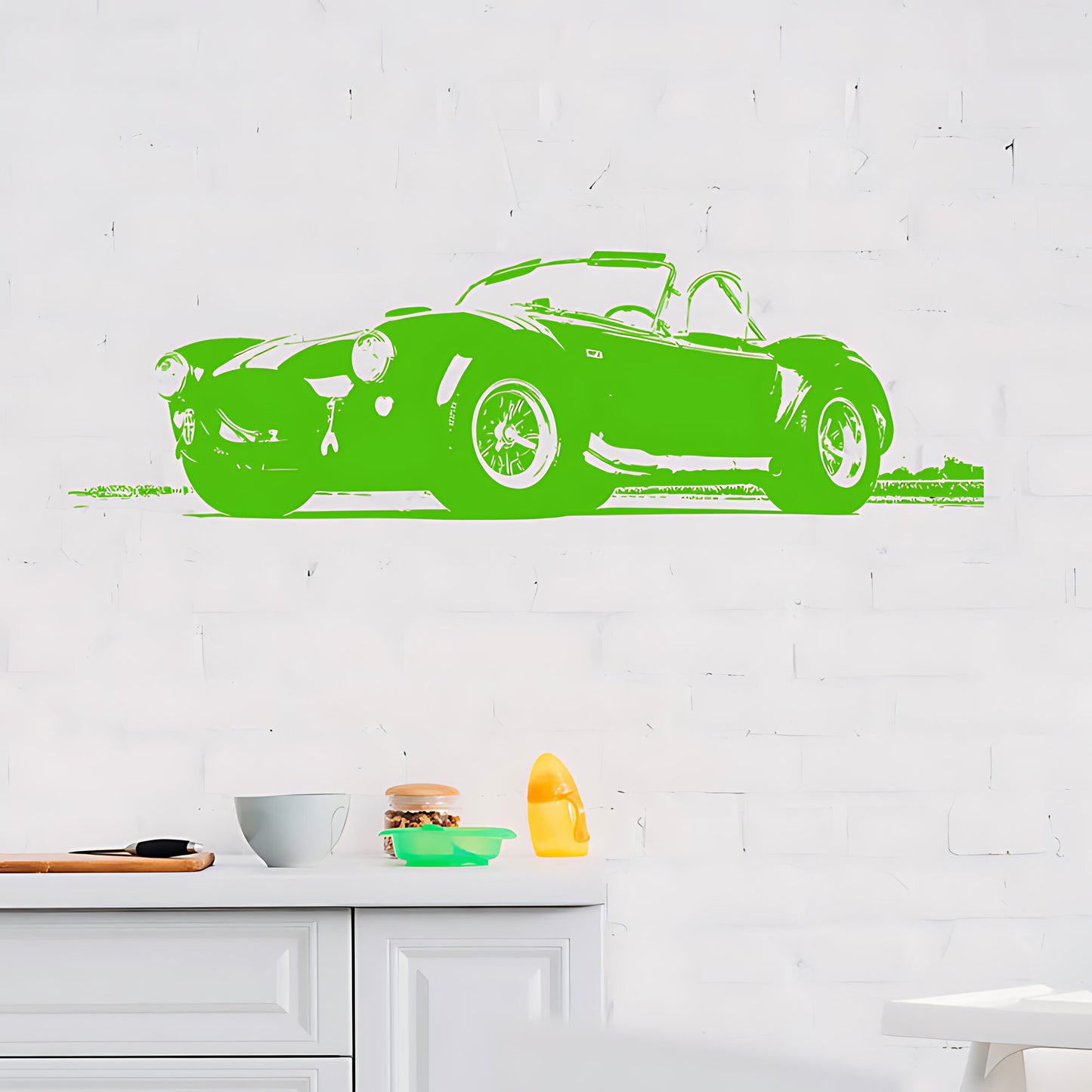 AC Cobra Classic Car Wall Sticker – Garage or Bedroom Decal