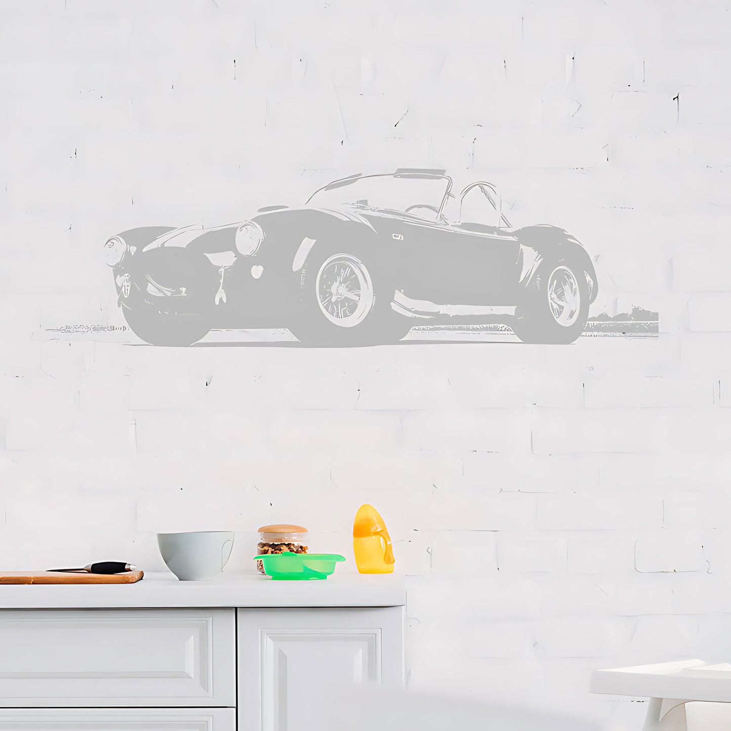AC Cobra Classic Car Wall Sticker – Garage or Bedroom Decal