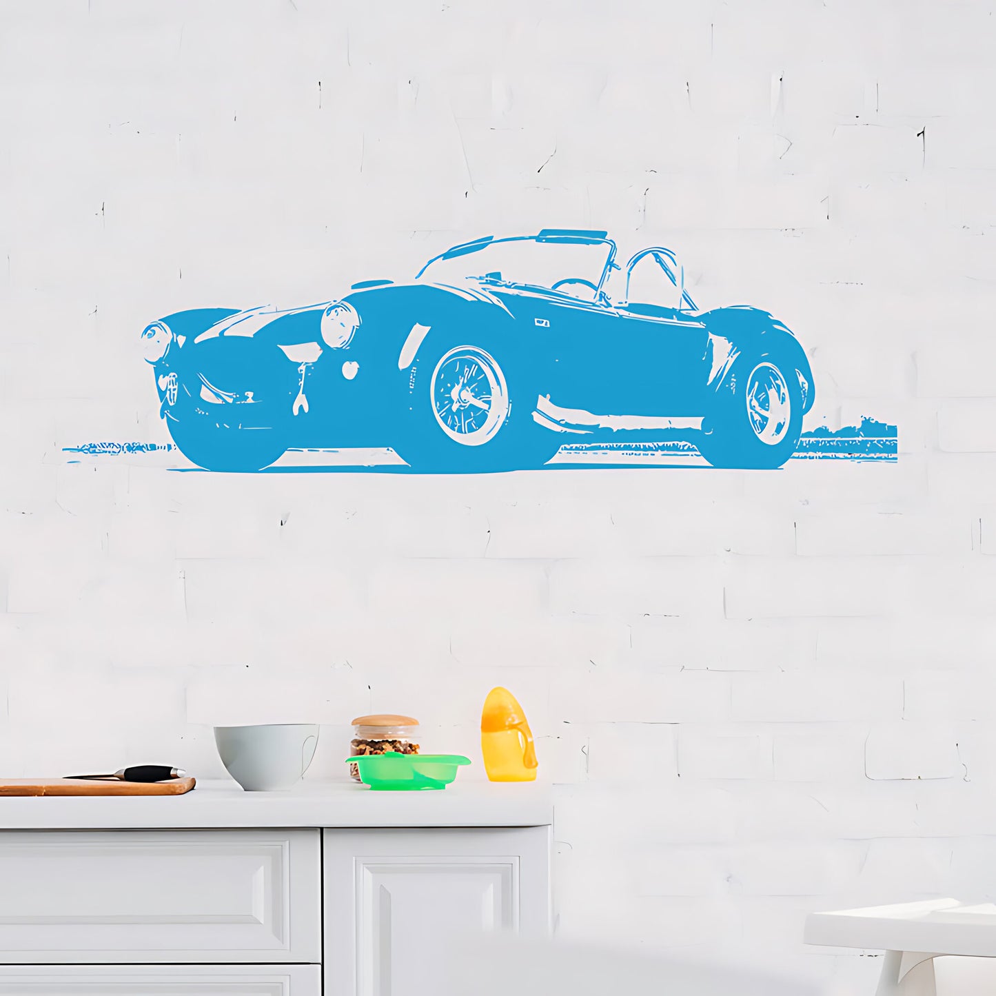 AC Cobra Classic Car Wall Sticker – Garage or Bedroom Decal