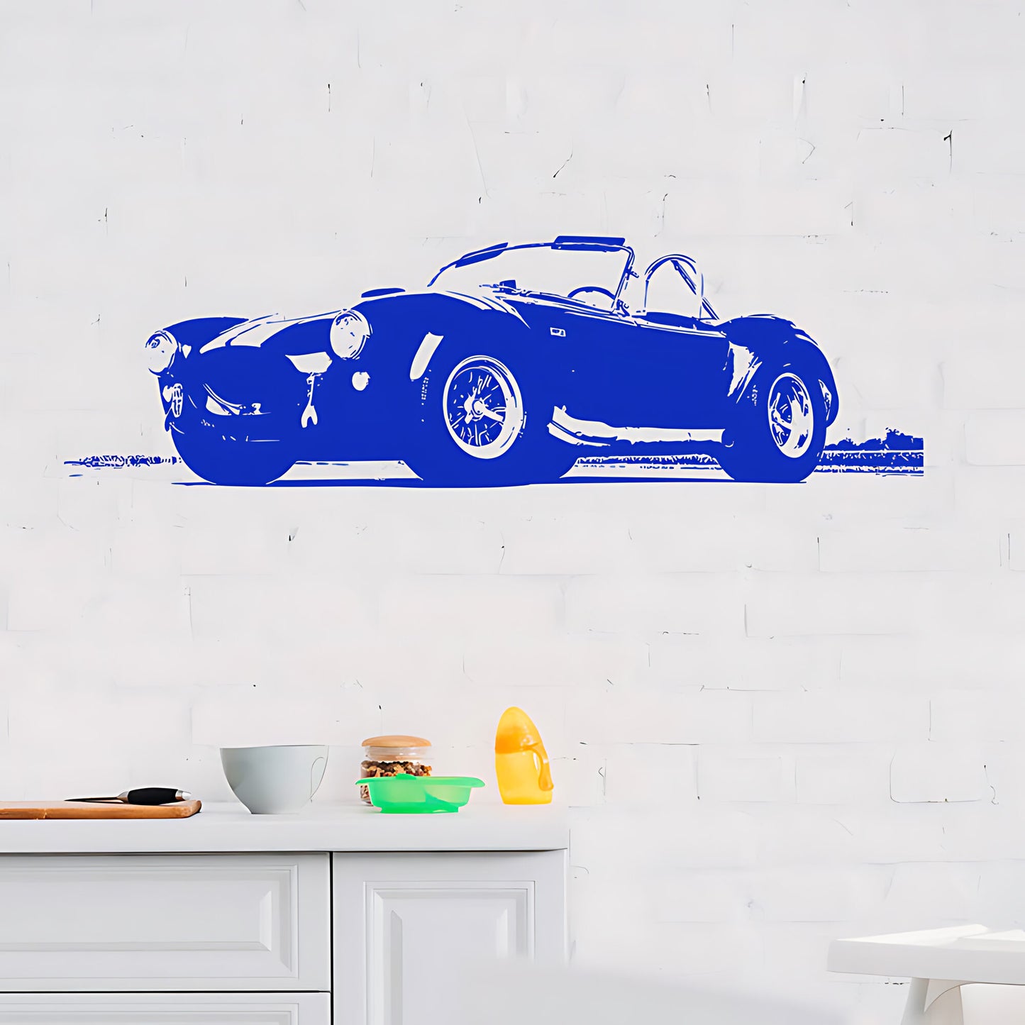 AC Cobra Classic Car Wall Sticker – Garage or Bedroom Decal