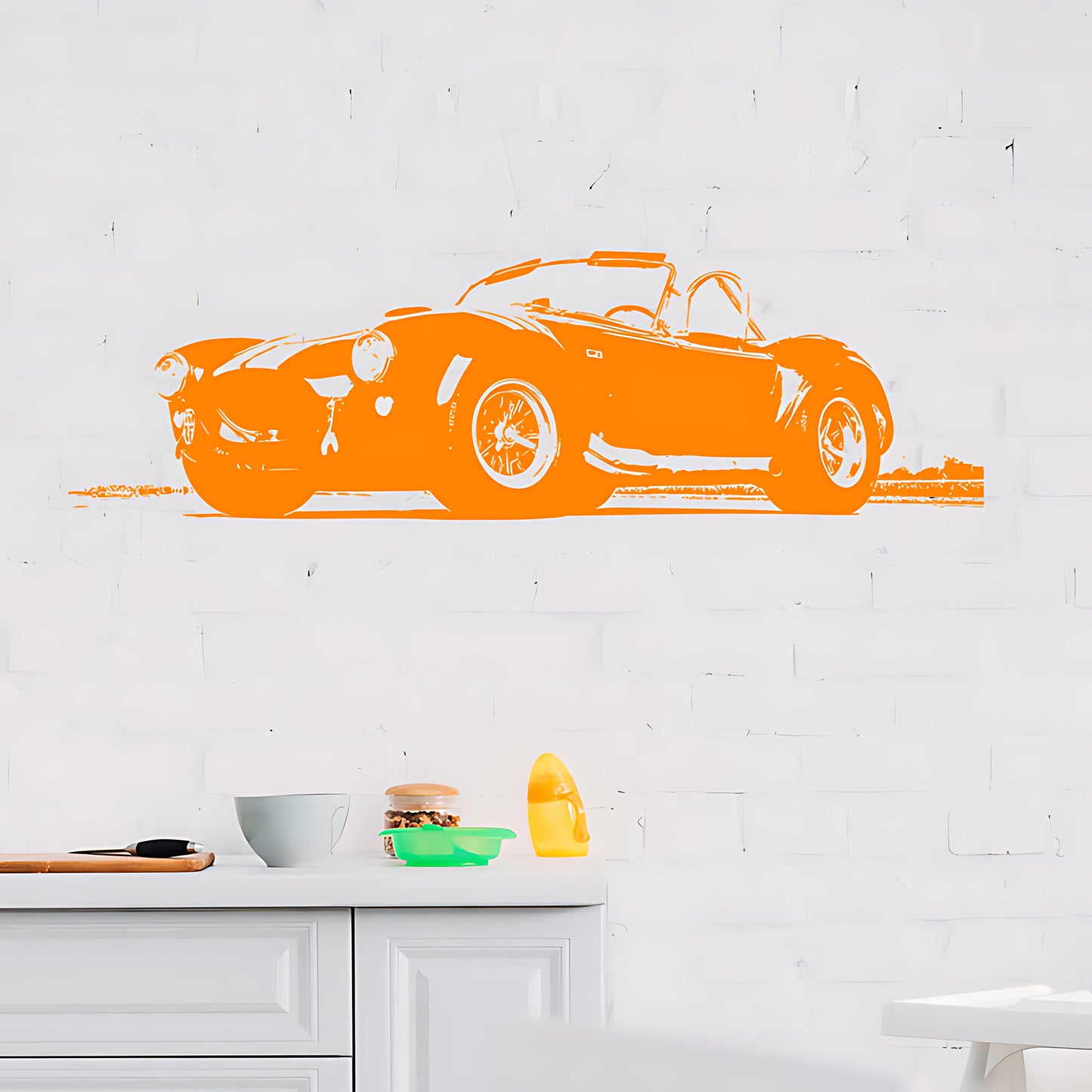 AC Cobra Classic Car Wall Sticker – Garage or Bedroom Decal