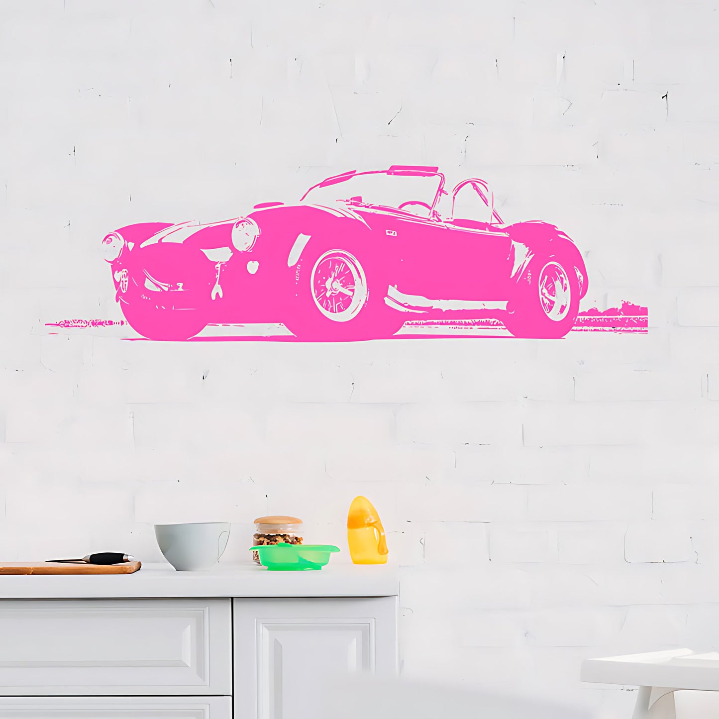 AC Cobra Classic Car Wall Sticker – Garage or Bedroom Decal