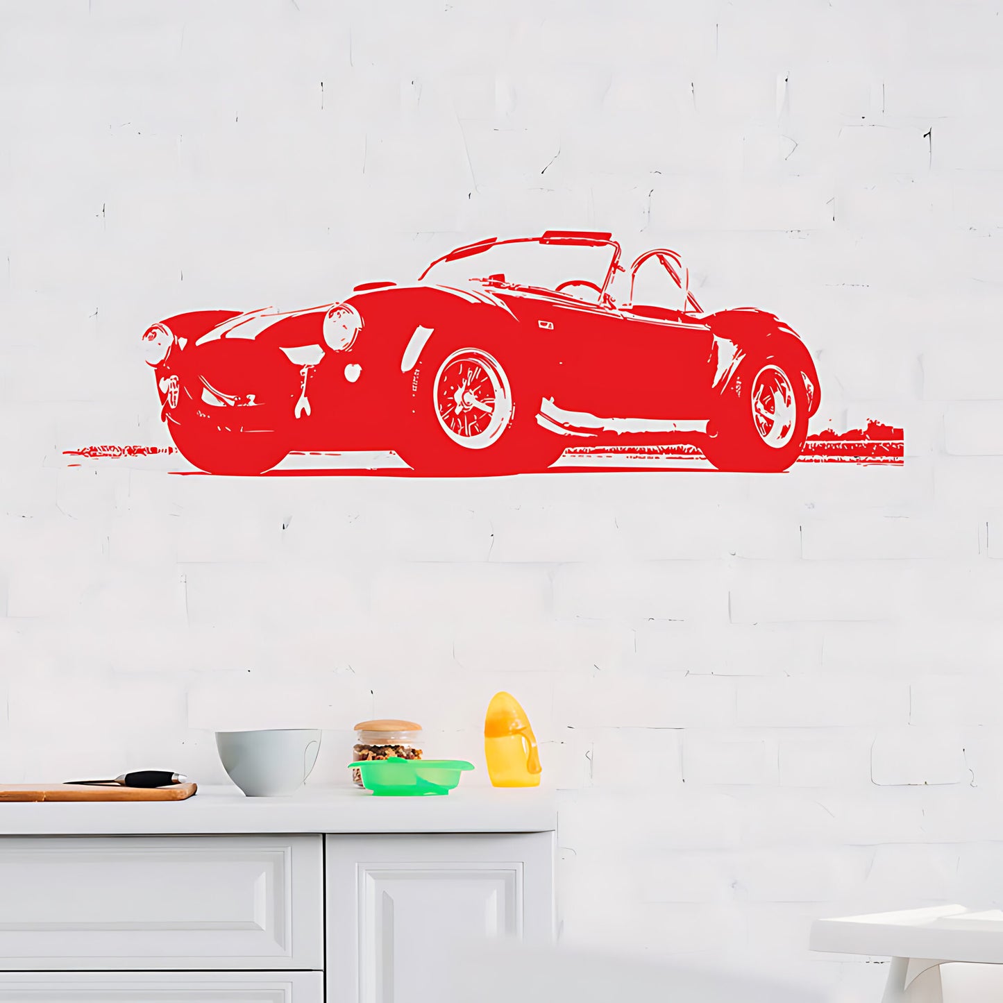 AC Cobra Classic Car Wall Sticker – Garage or Bedroom Decal