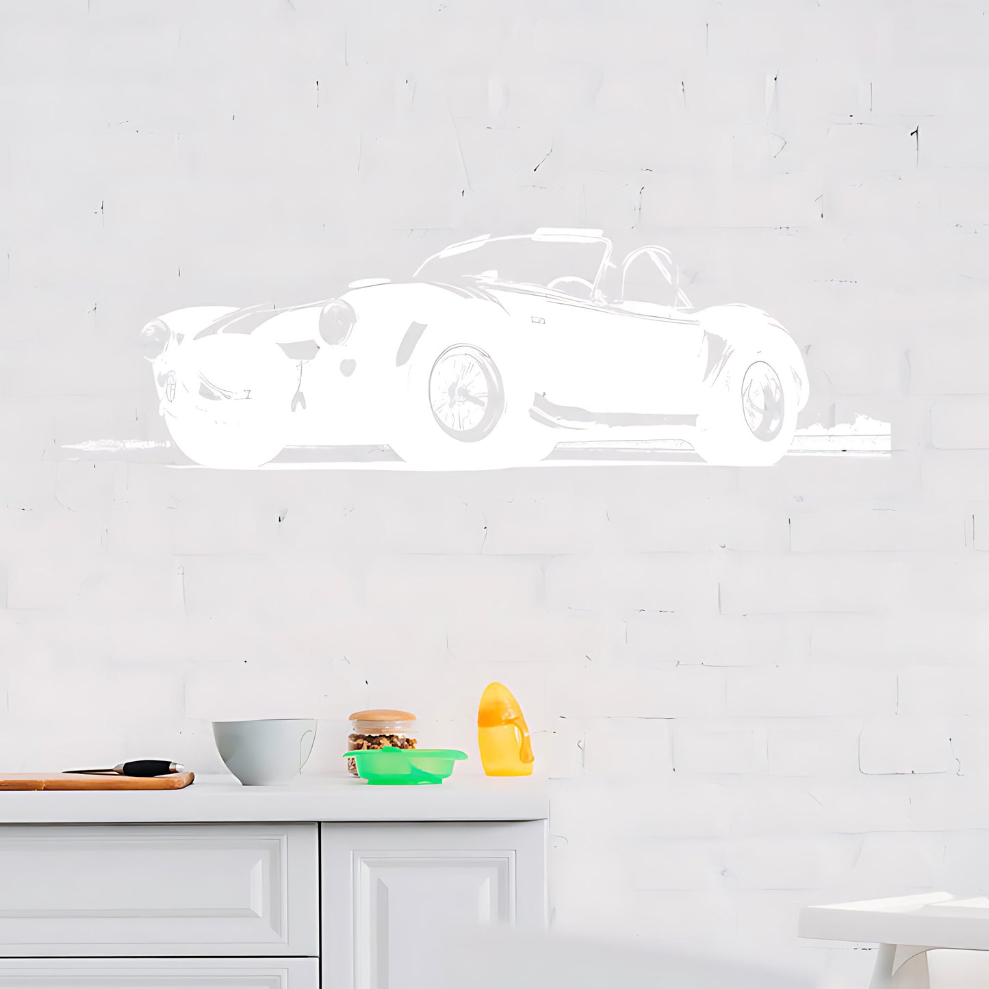 AC Cobra Classic Car Wall Sticker – Garage or Bedroom Decal