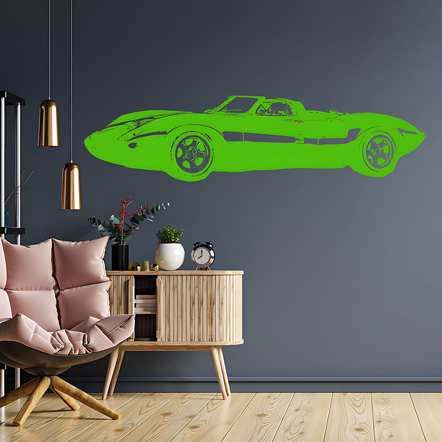 Jaguar XJ13 Wall Sticker - Classic Car Vinyl Decal