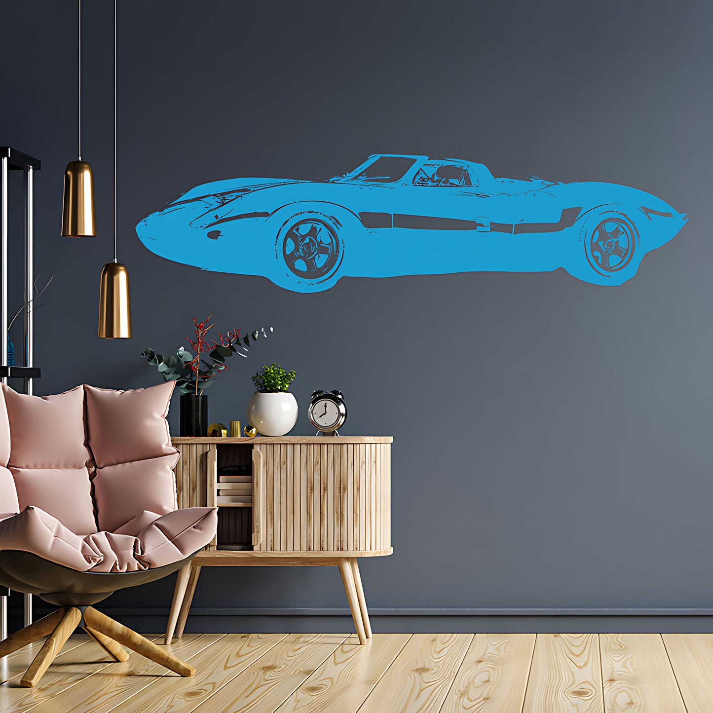 Jaguar XJ13 Wall Sticker - Classic Car Vinyl Decal