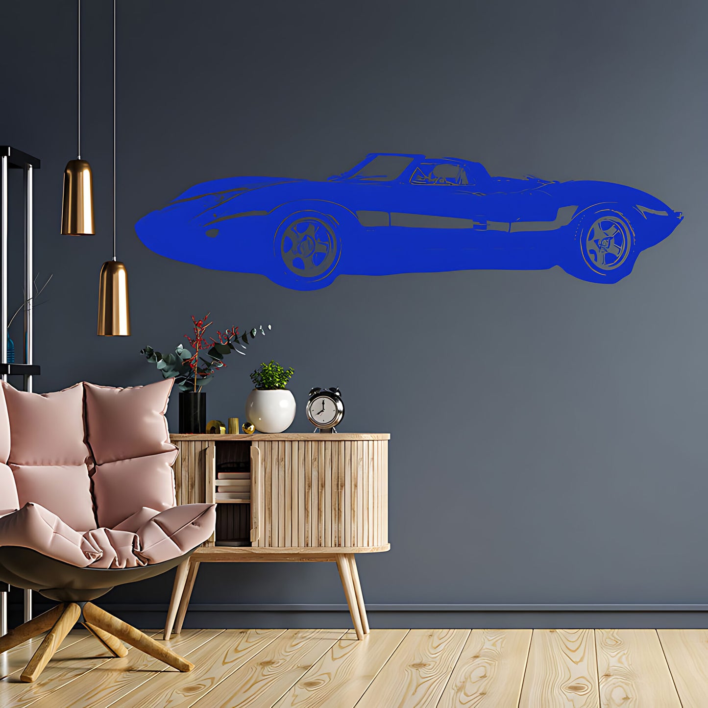 Jaguar XJ13 Wall Sticker - Classic Car Vinyl Decal