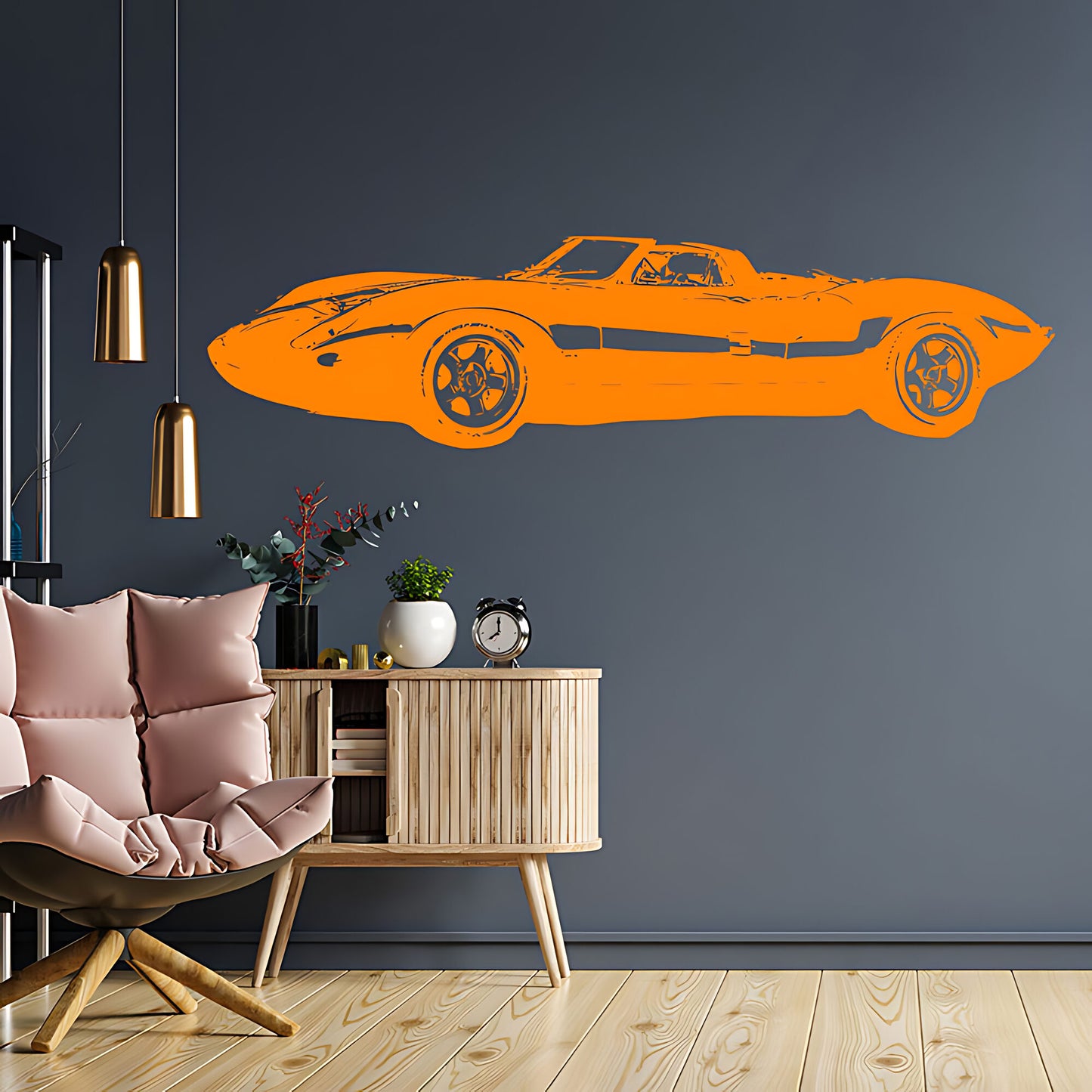 Jaguar XJ13 Wall Sticker - Classic Car Vinyl Decal
