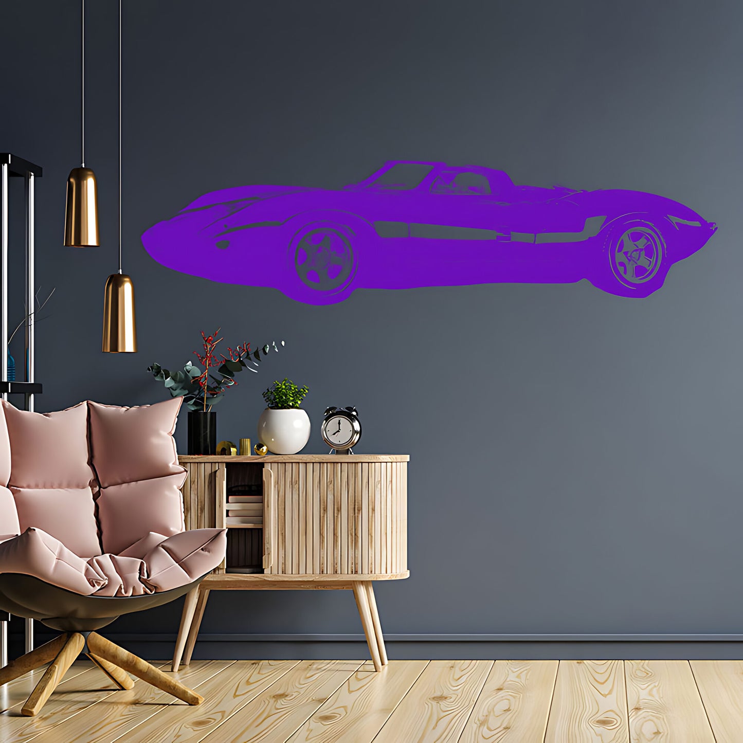 Jaguar XJ13 Wall Sticker - Classic Car Vinyl Decal