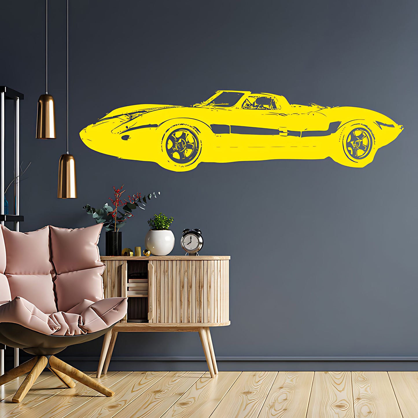 Jaguar XJ13 Wall Sticker - Classic Car Vinyl Decal