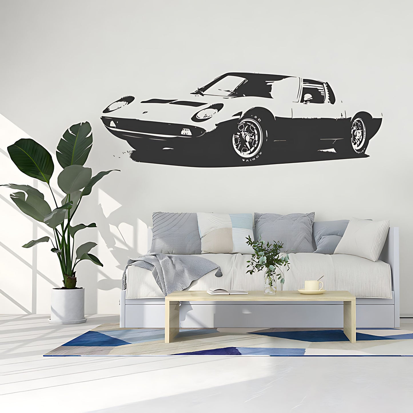 Lamborghini Miura Wall Sticker - Garage Vinyl Decal