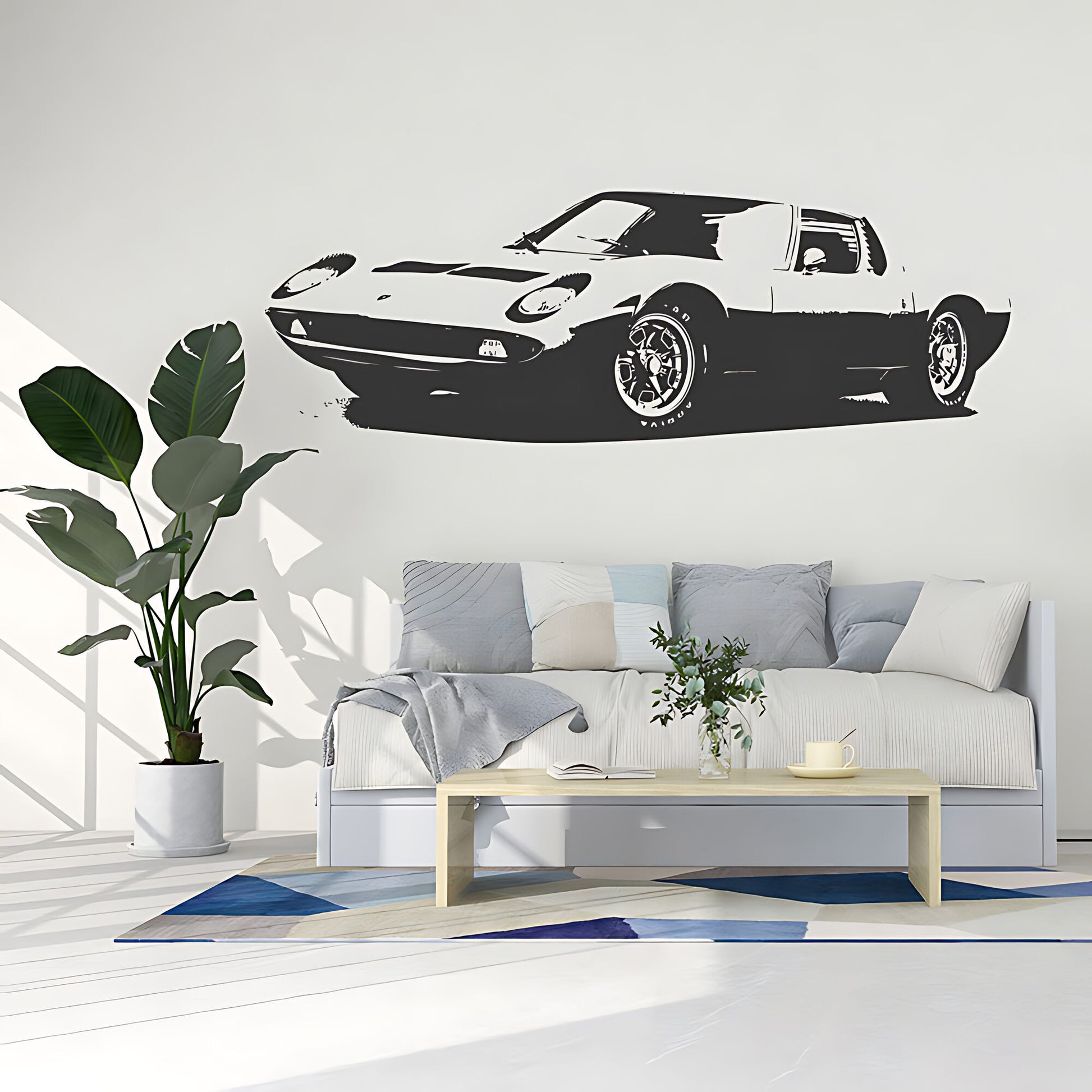 Lamborghini Miura Wall Sticker - Garage Vinyl Decal