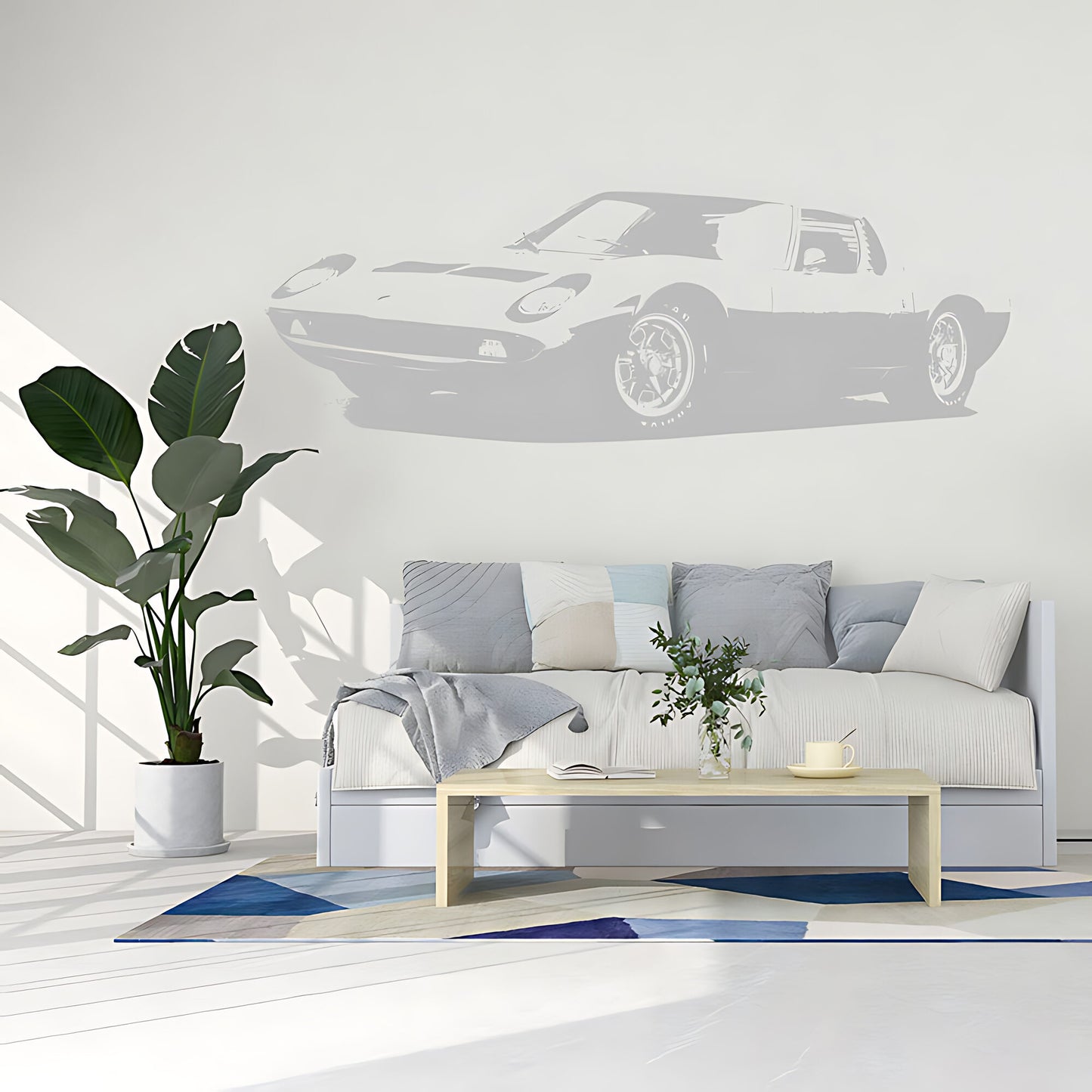 Lamborghini Miura Wall Sticker - Garage Vinyl Decal