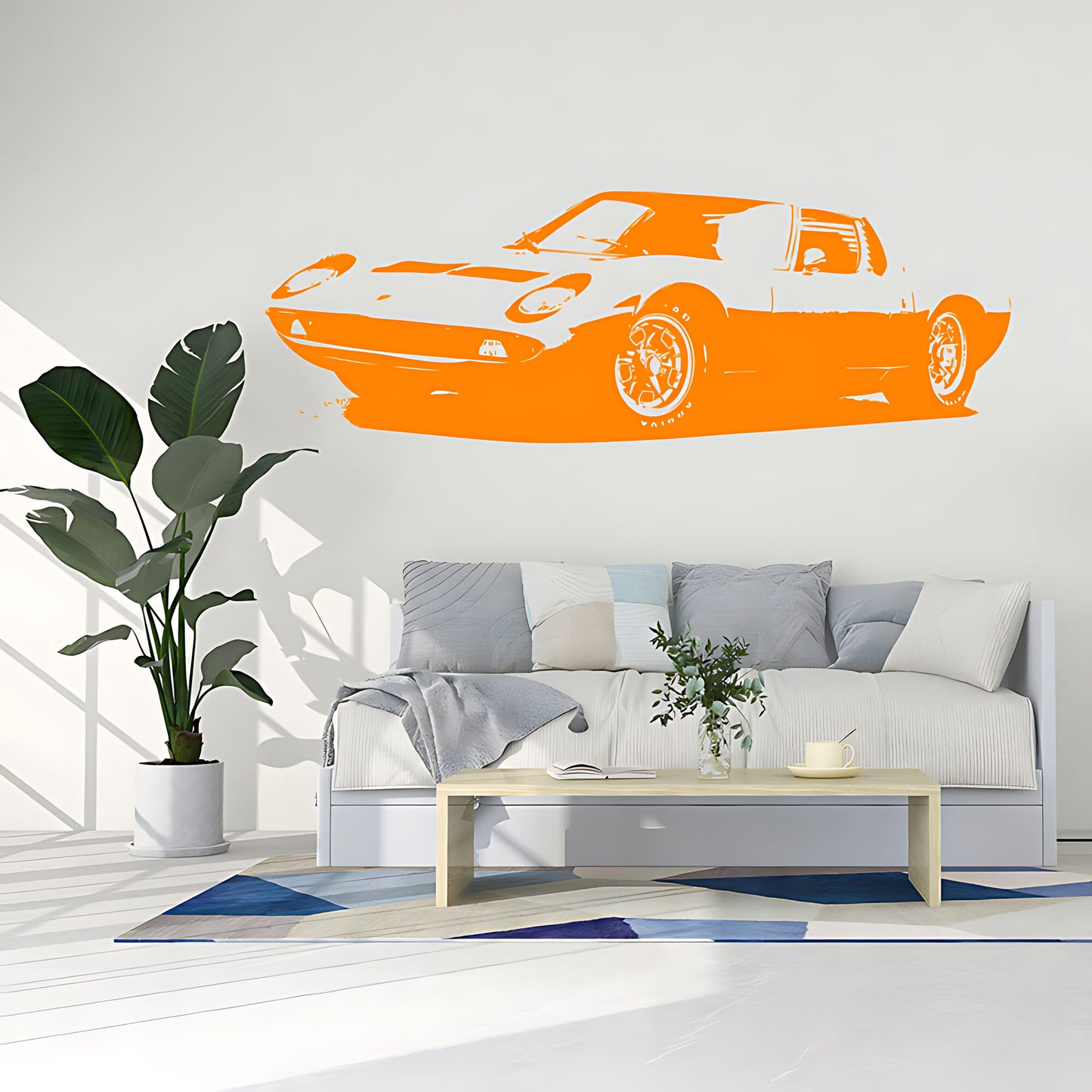 Lamborghini Miura Wall Sticker - Garage Vinyl Decal