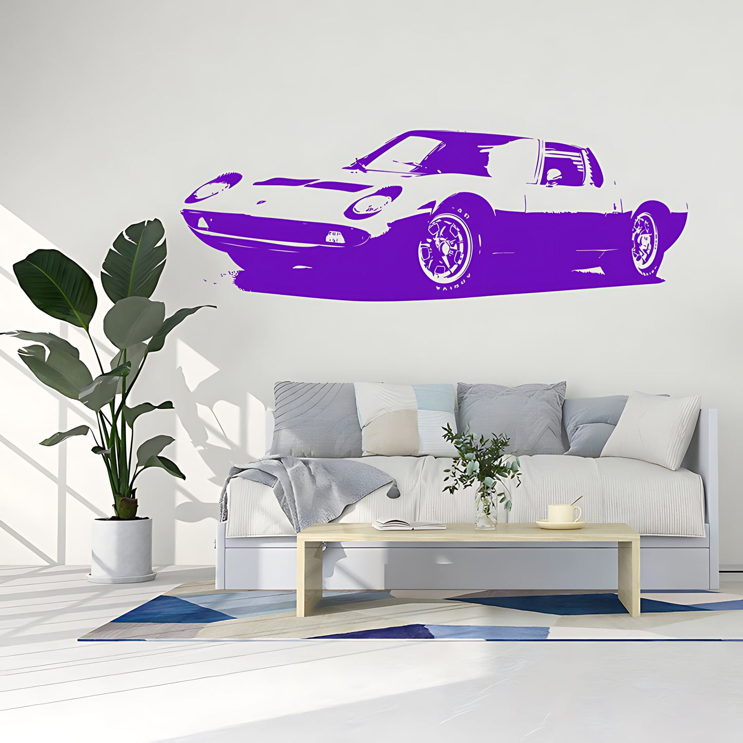 Lamborghini Miura Wall Sticker - Garage Vinyl Decal