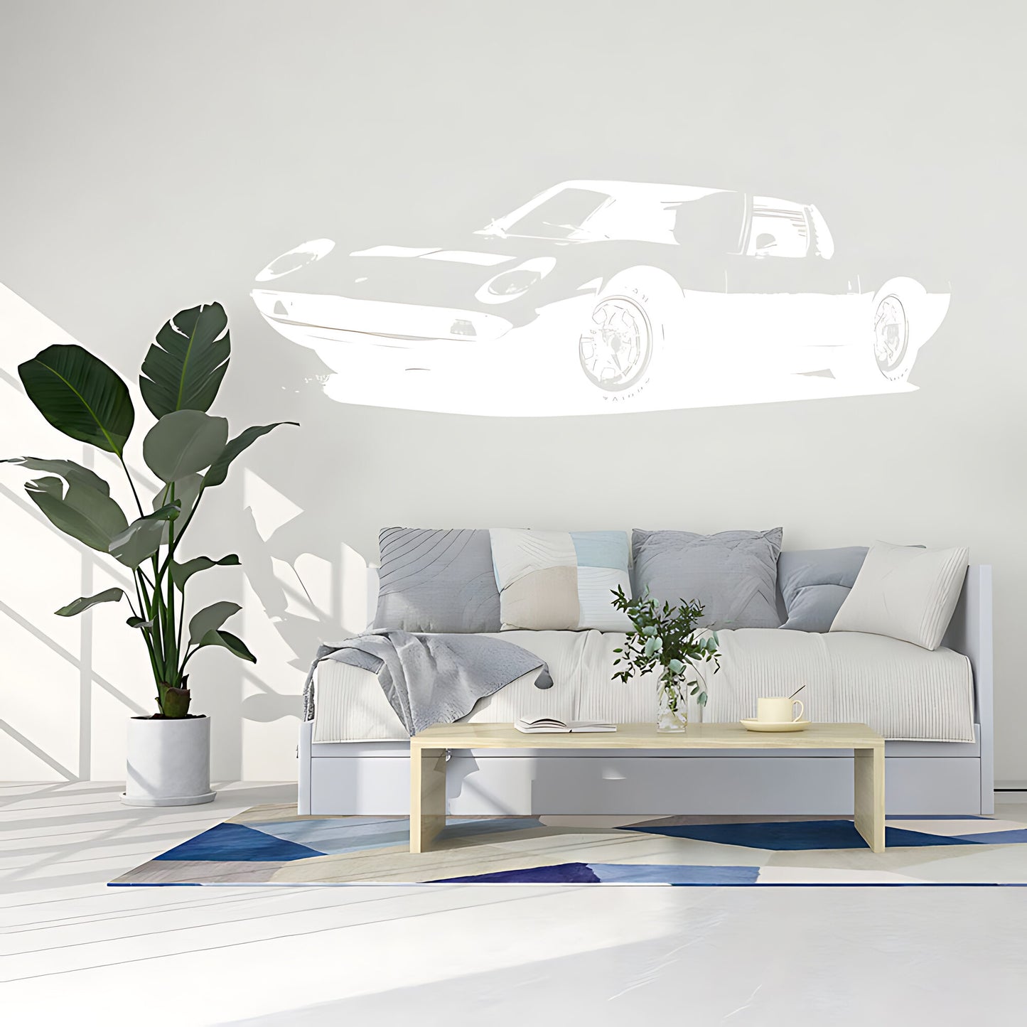 Lamborghini Miura Wall Sticker - Garage Vinyl Decal
