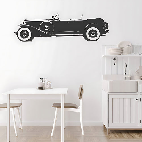 Duesenberg Vintage Car Wall Sticker - Garage Decal