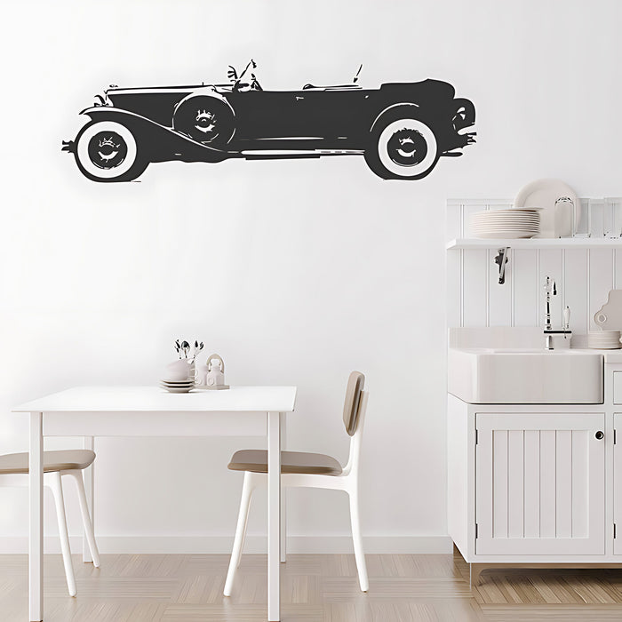 Duesenberg Vintage Car Wall Sticker - Garage Decal