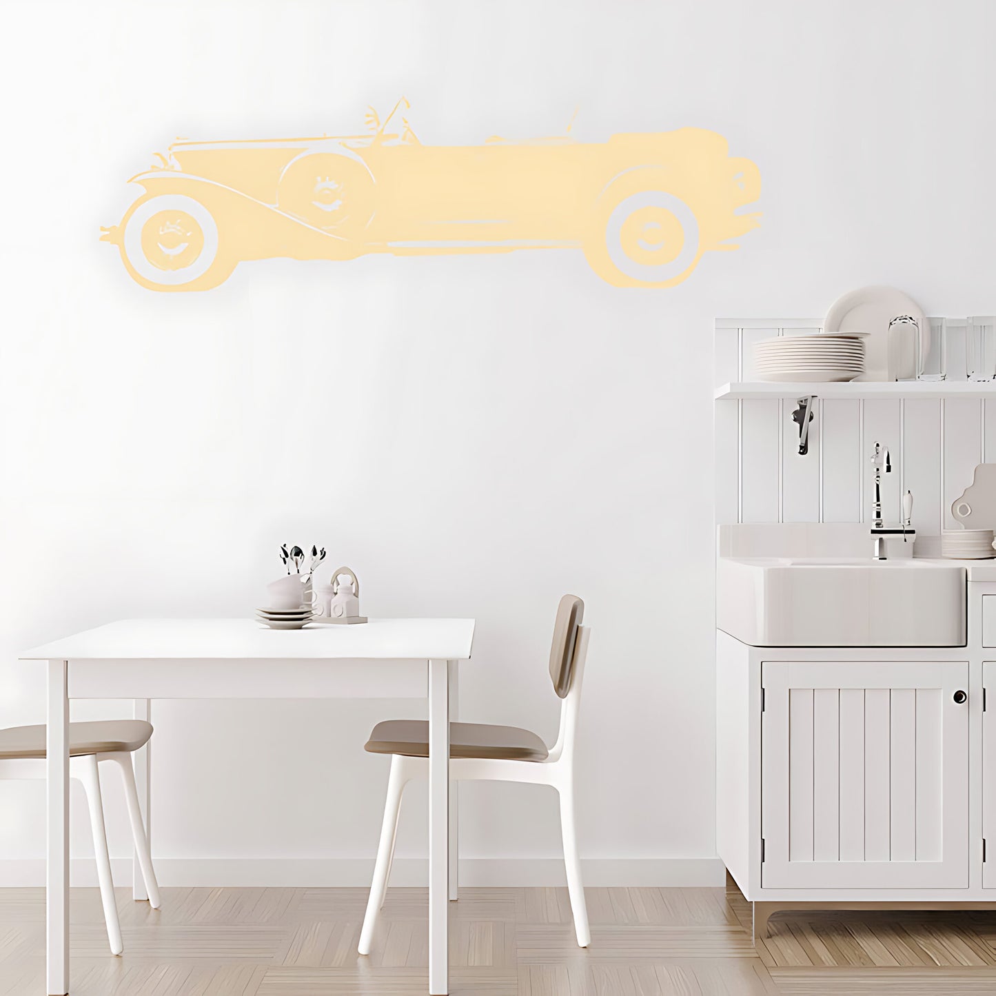 Duesenberg Vintage Car Wall Sticker - Garage Decal