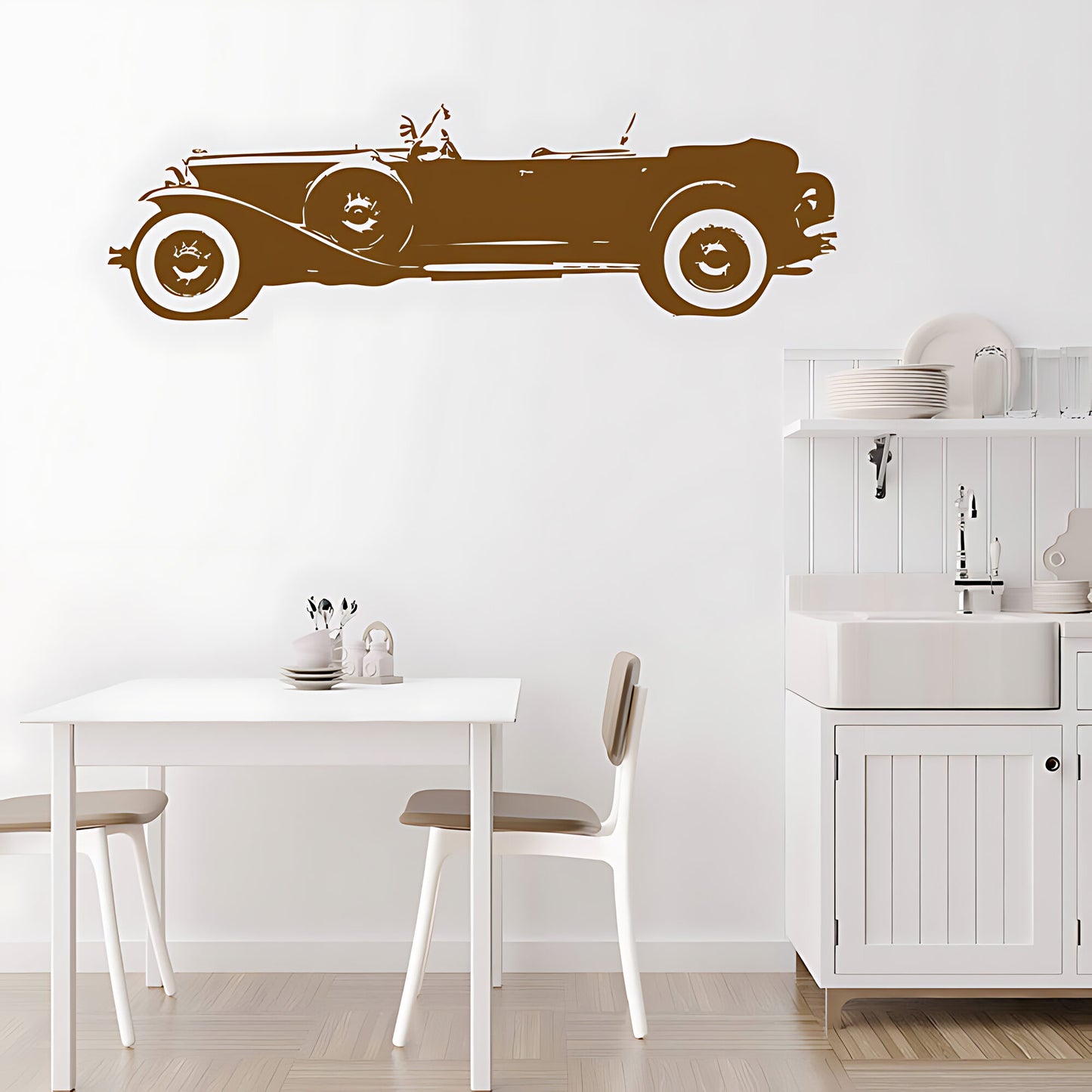 Duesenberg Vintage Car Wall Sticker - Garage Decal