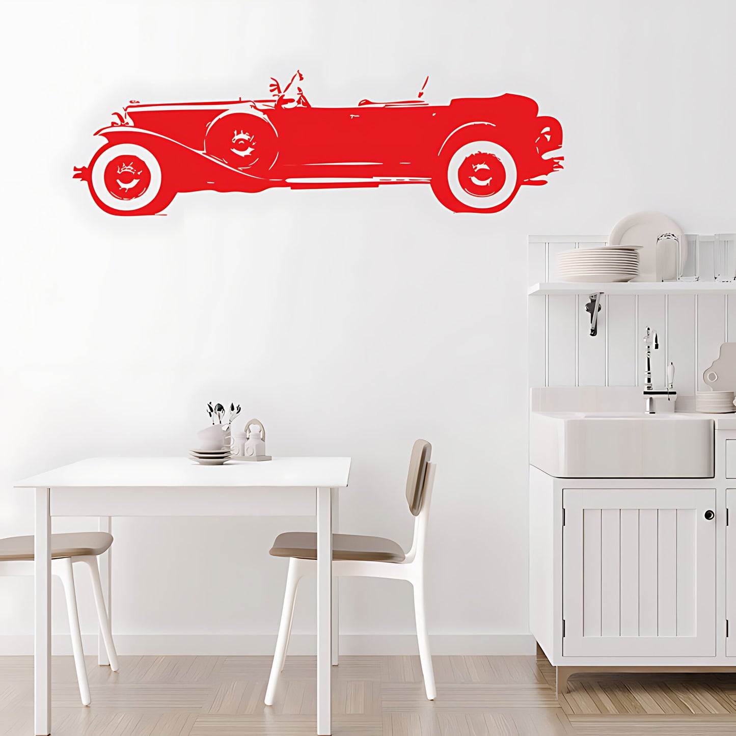 Duesenberg Vintage Car Wall Sticker - Garage Decal