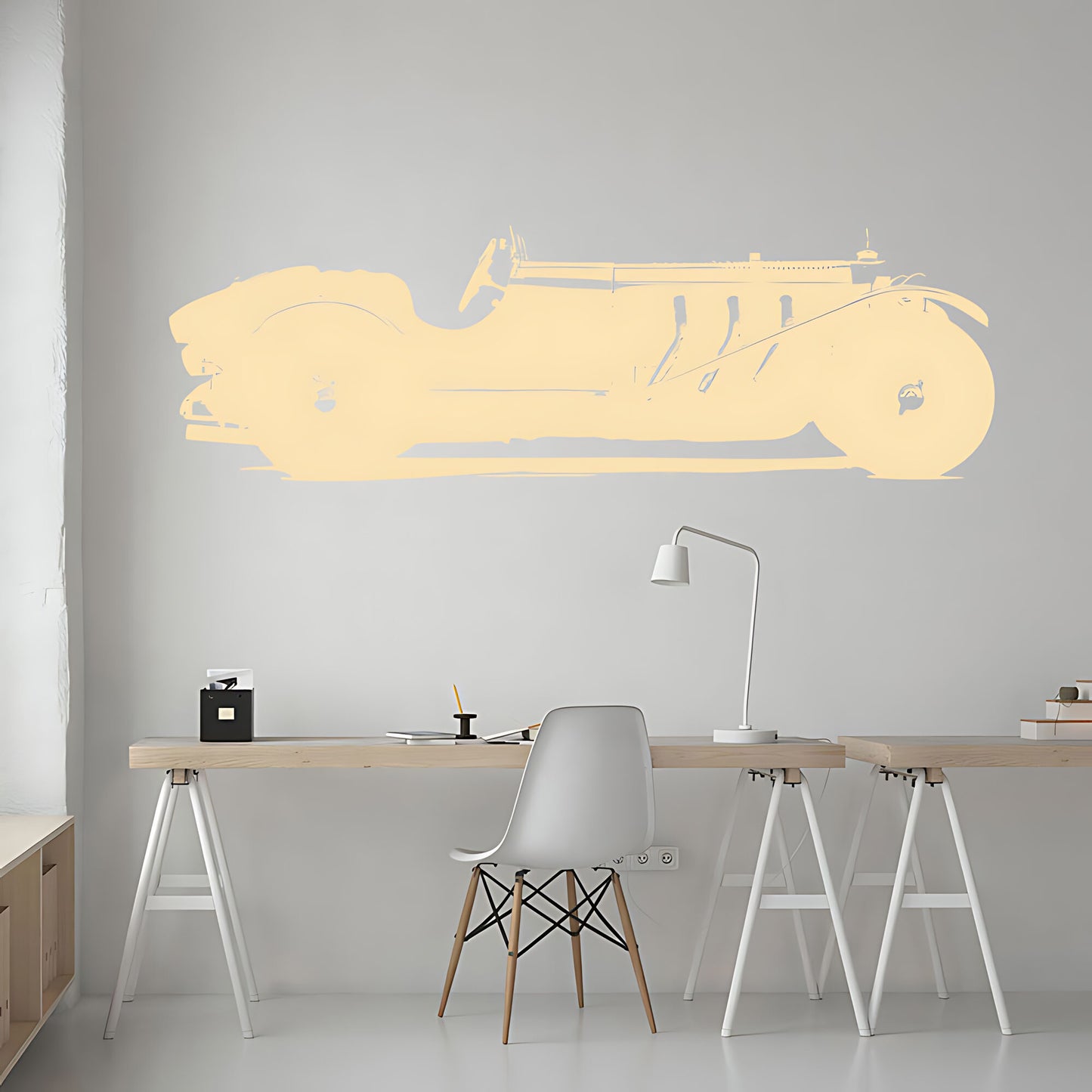 Mercedes Benz SSK Wall Sticker - Garage Vinyl Decal