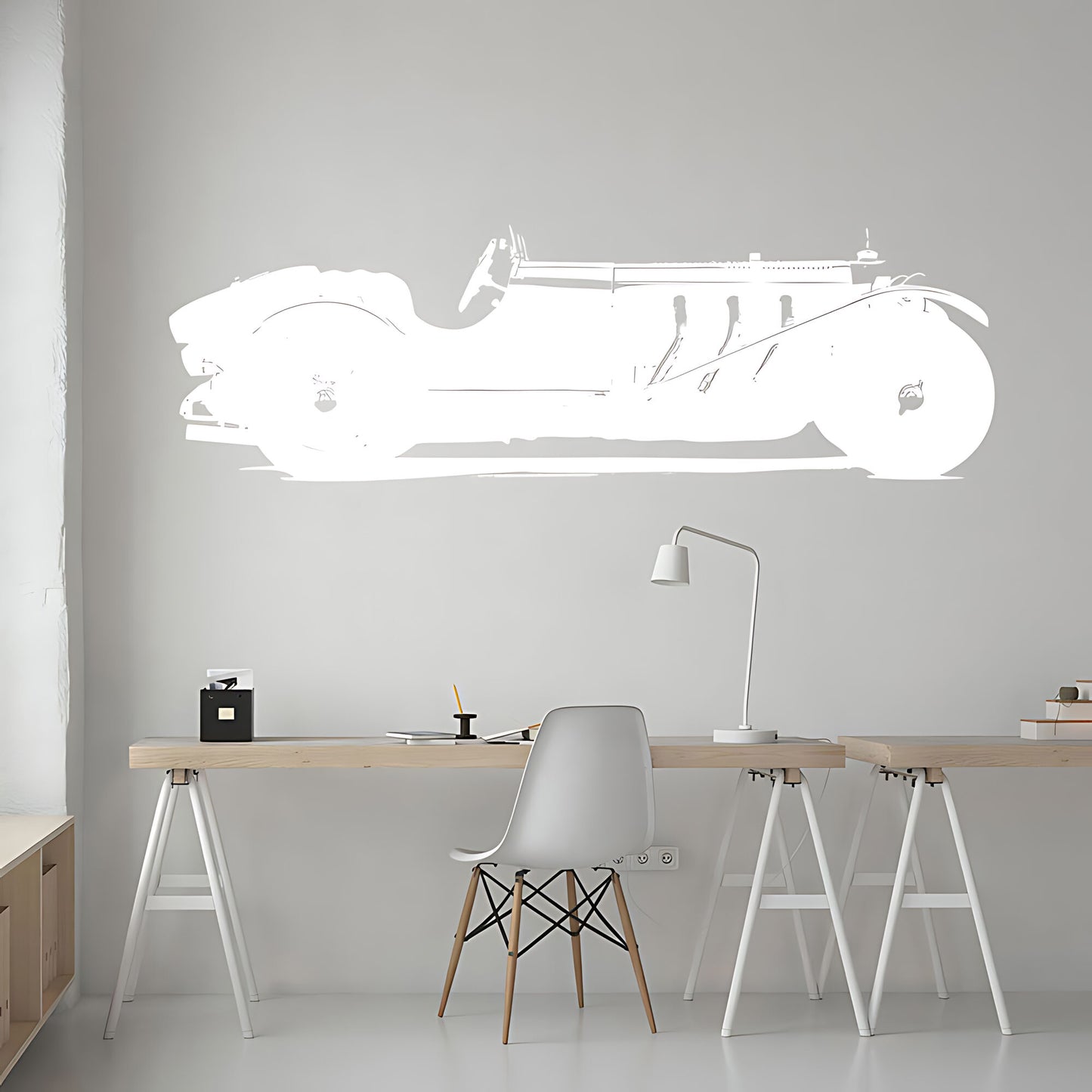 Mercedes Benz SSK Wall Sticker - Garage Vinyl Decal