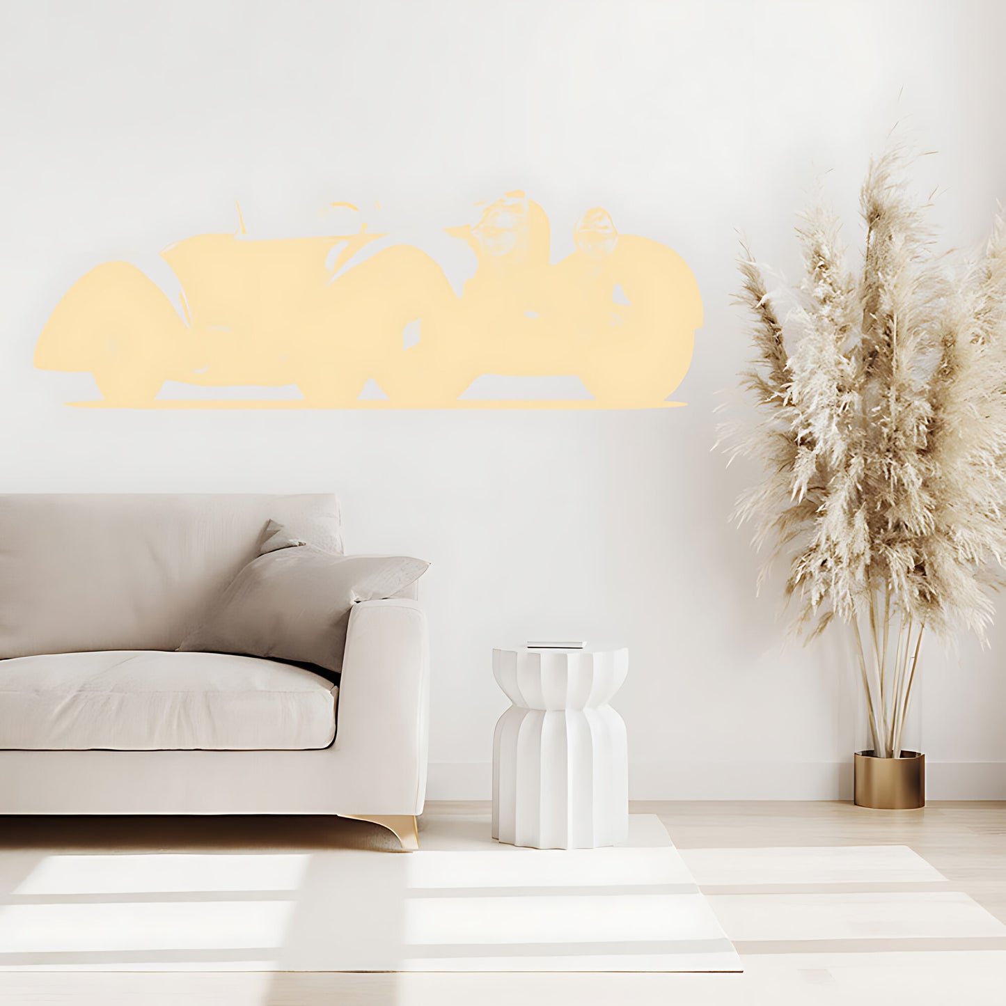 Mercedes Benz SSK Classic Car Wall Sticker – Vintage Silhouette Decal