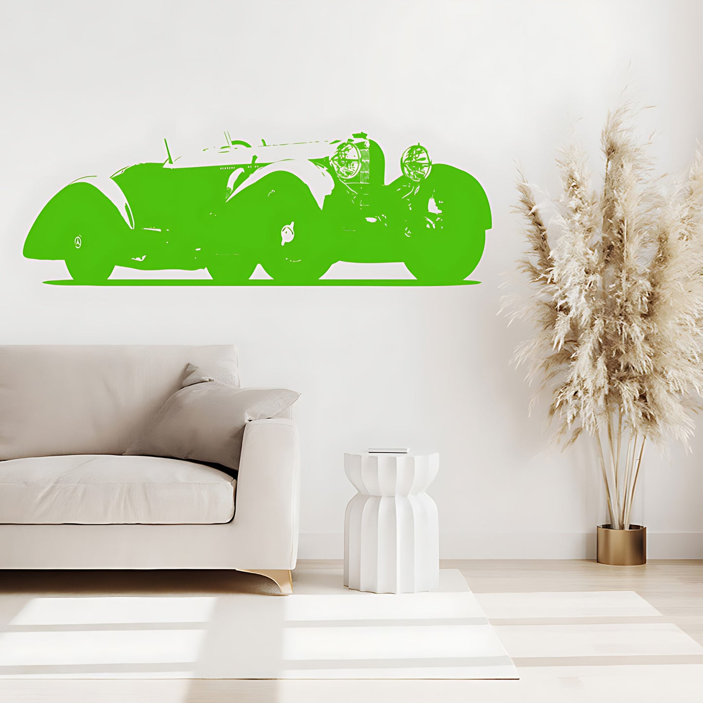 Mercedes Benz SSK Classic Car Wall Sticker – Vintage Silhouette Decal