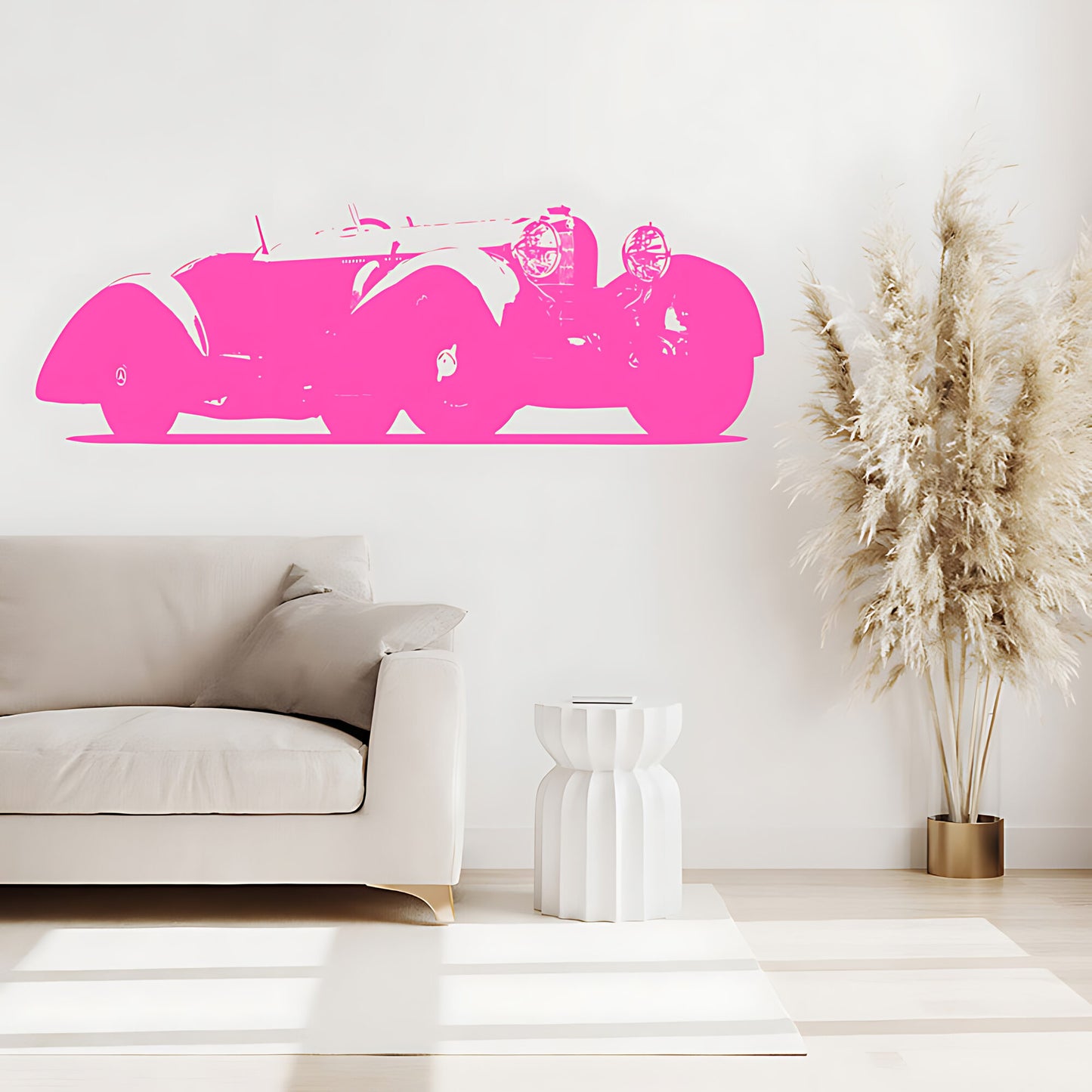 Mercedes Benz SSK Classic Car Wall Sticker – Vintage Silhouette Decal