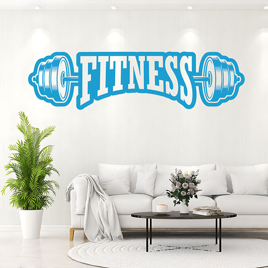 Fitness Weight Lifting Gym Wall Sticker Art Decor