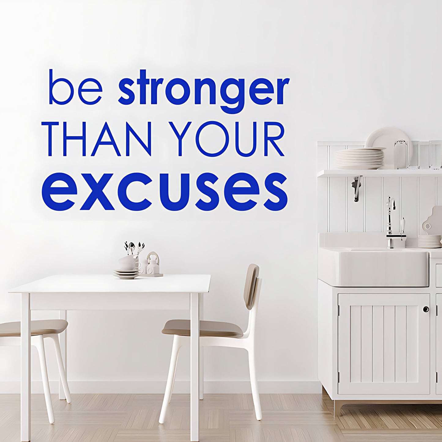 Be Stronger Gym Motivational Quote Wall Sticker Art Decor