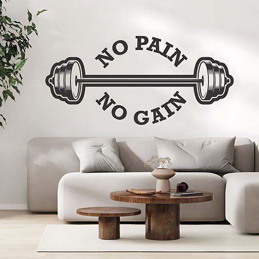 Fitness Motivational Gym Quote Wall Sticker Art Decor