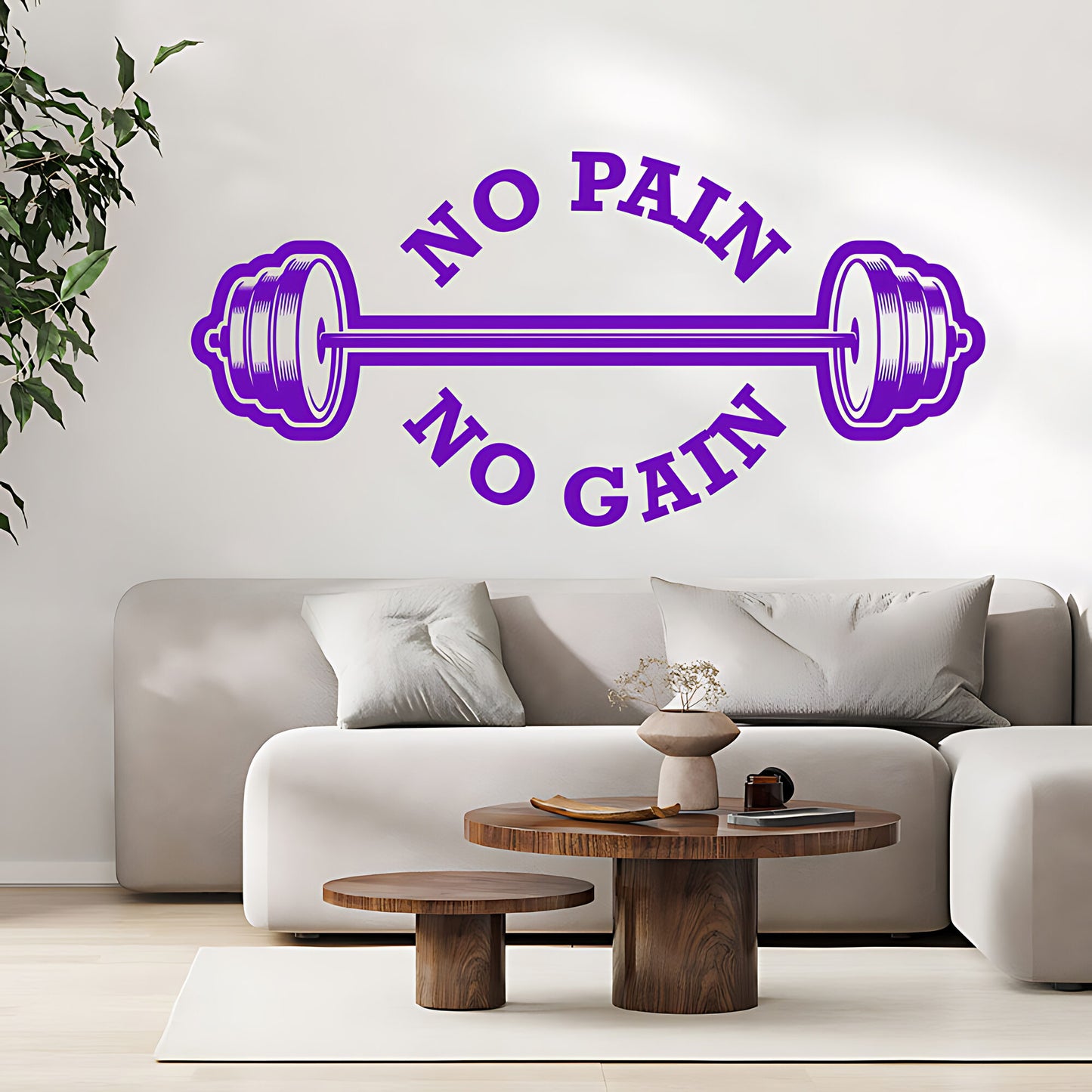 Fitness Motivational Gym Quote Wall Sticker Art Decor