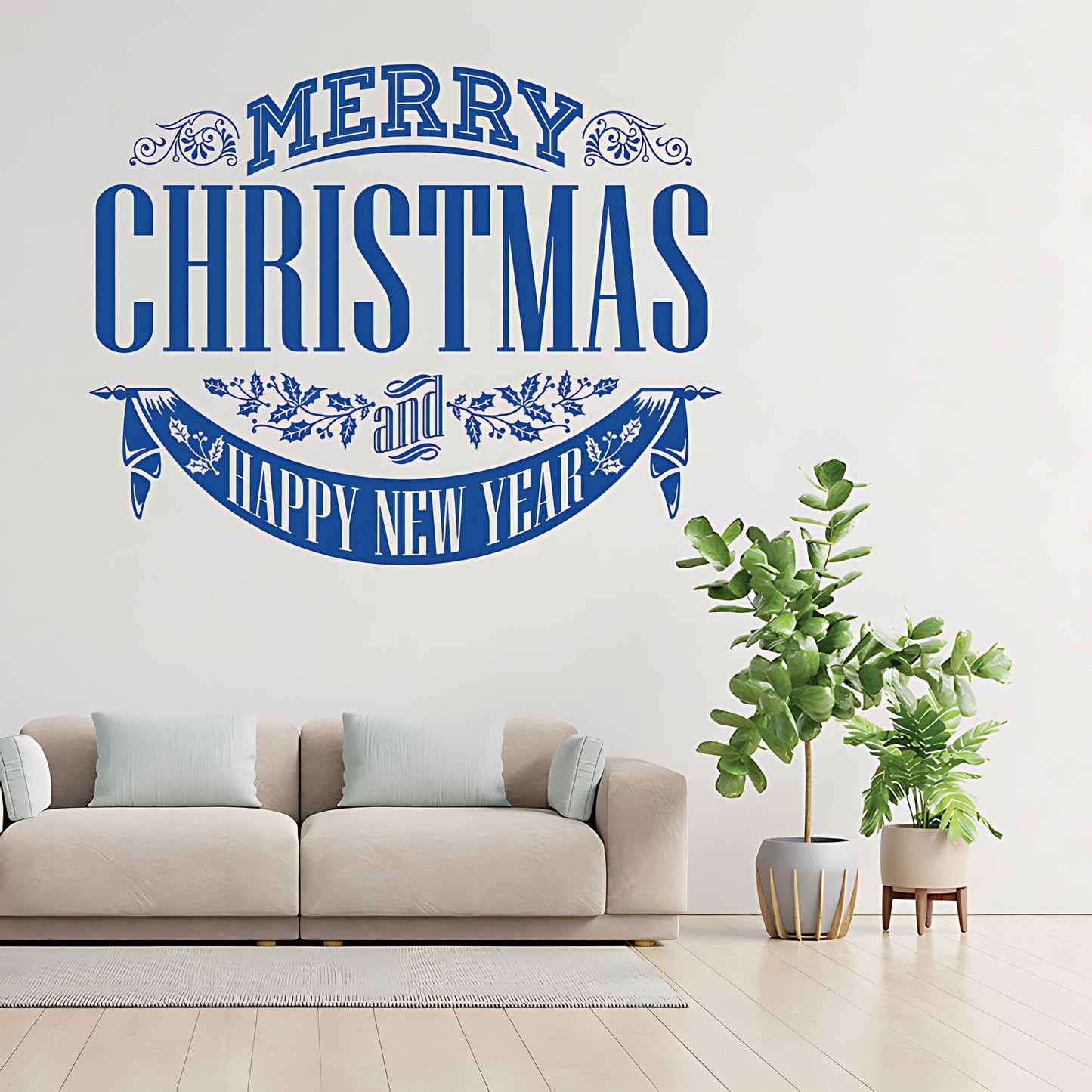 Christmas Wall Stickers for Shop Windows - XMAS Sign Art Decoration