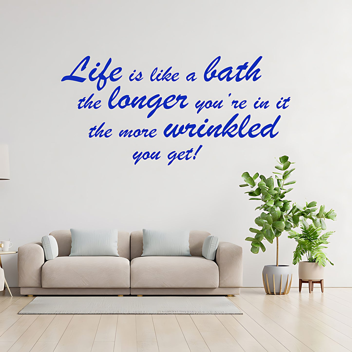 Life Is Like... Bathroom Wall Sticker Art Decal Quote