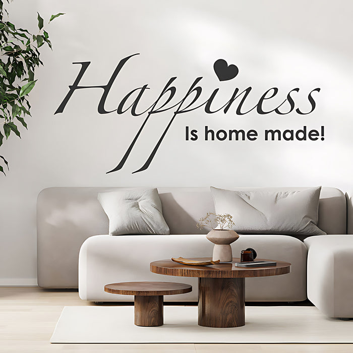 Family Happiness Wall Sticker - Home Quote Decal