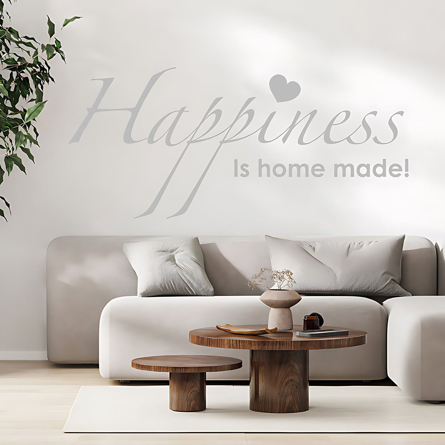 Family Happiness Wall Sticker - Home Quote Decal