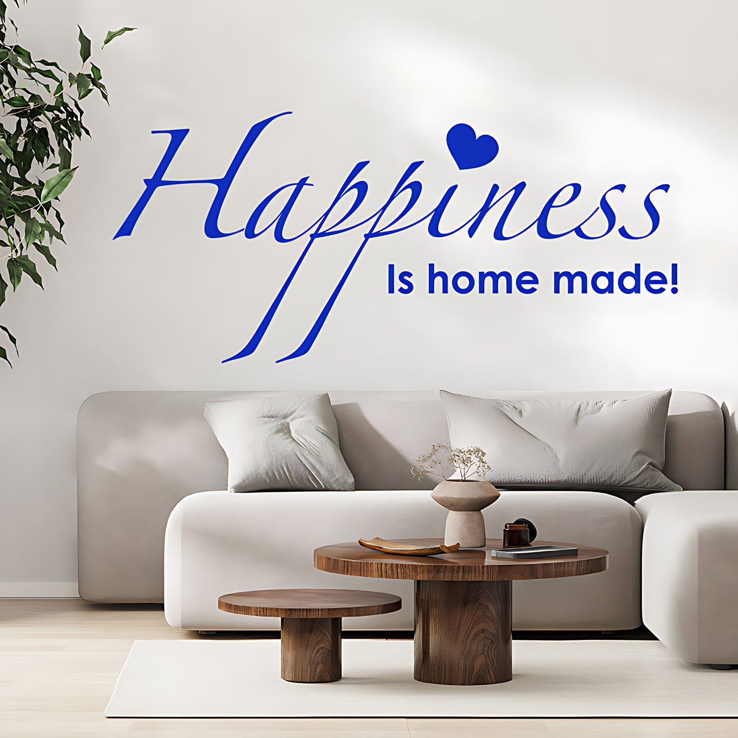 Family Happiness Wall Sticker - Home Quote Decal