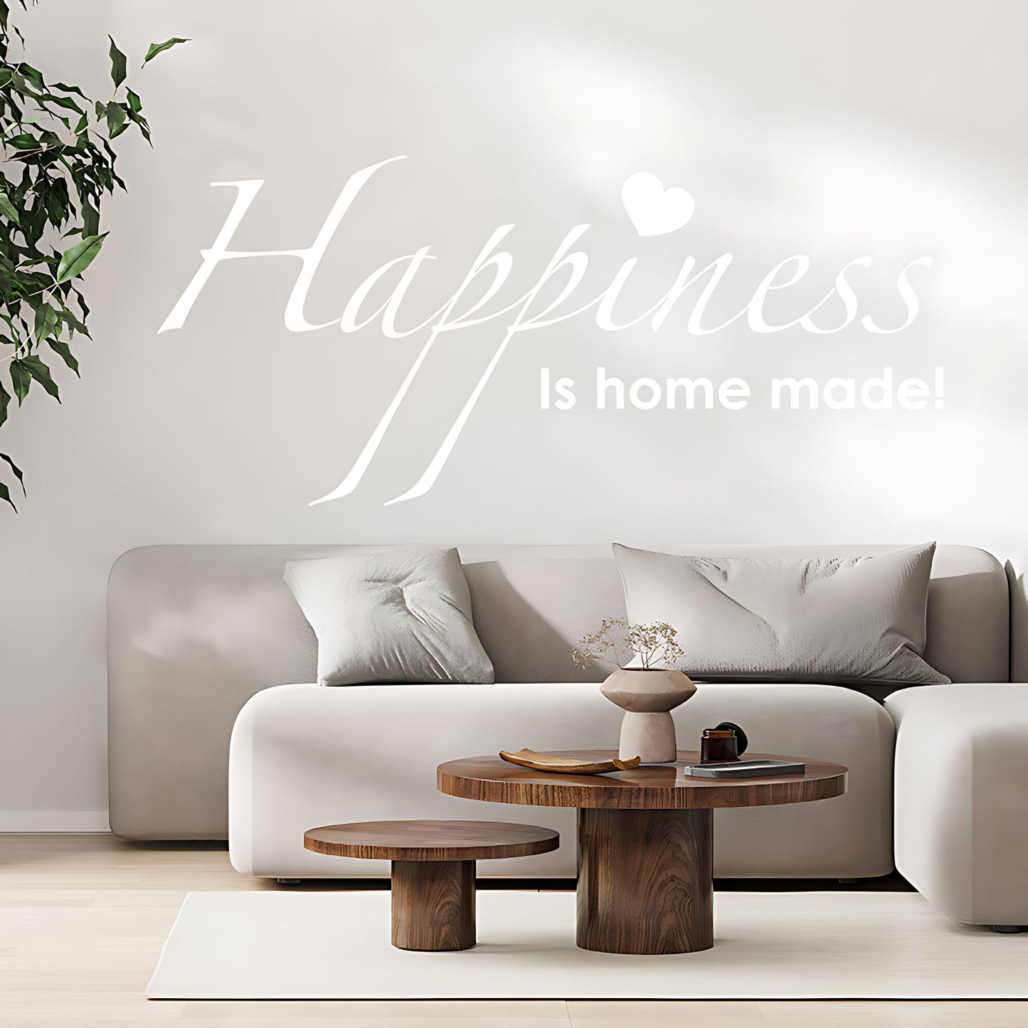 Family Happiness Wall Sticker - Home Quote Decal