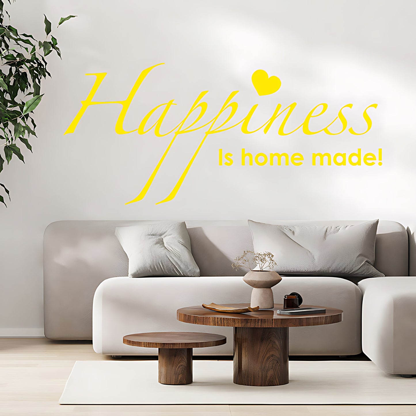 Family Happiness Wall Sticker - Home Quote Decal